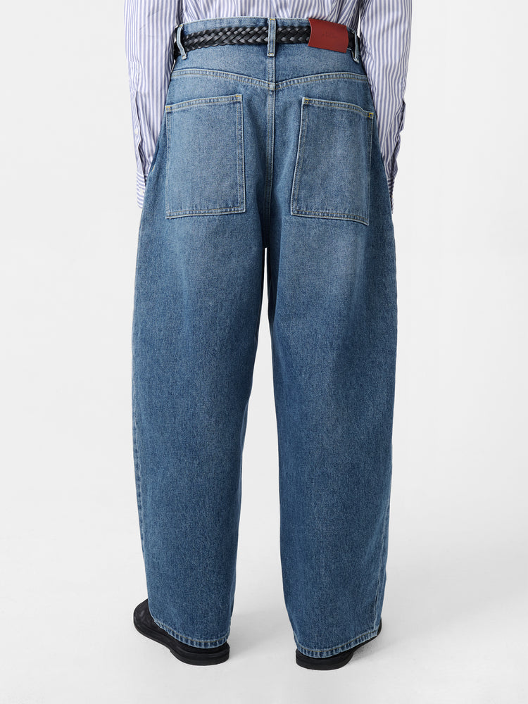 Paolo Denim Pant in Worn Wash Indigo