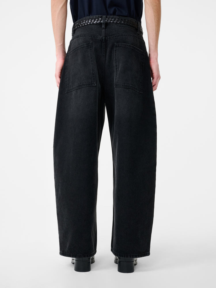 Paolo Denim Pant in Washed Black - Studio Nicholson