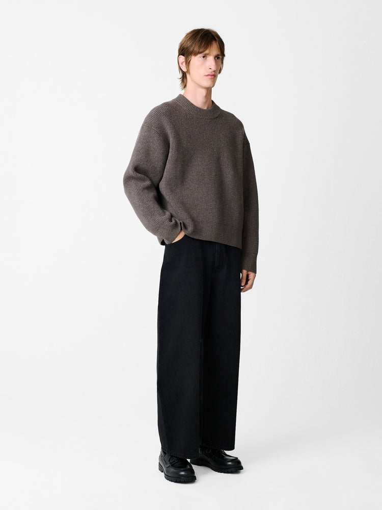 Paolo Denim Pant in Washed Black
