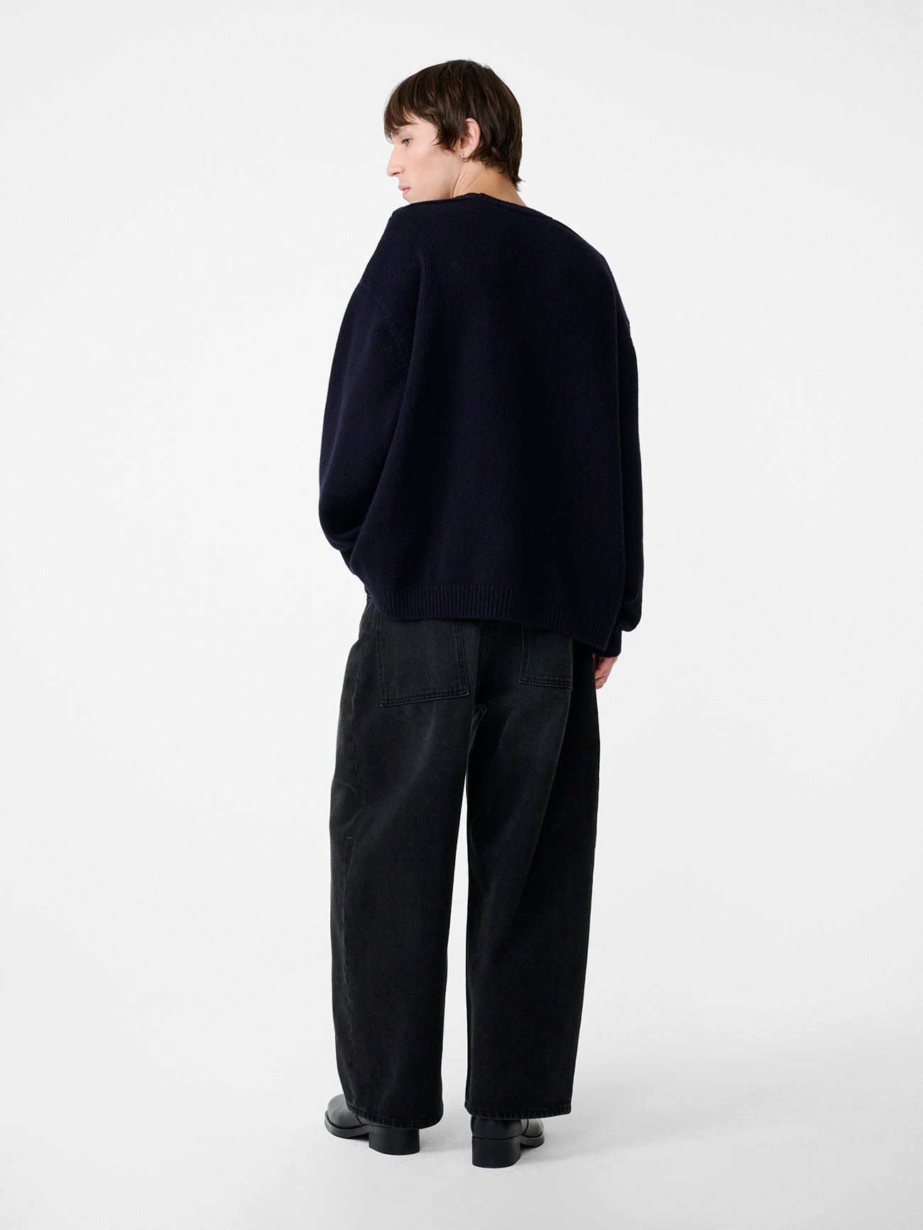 Paolo Denim Pant in Washed Black - Studio Nicholson