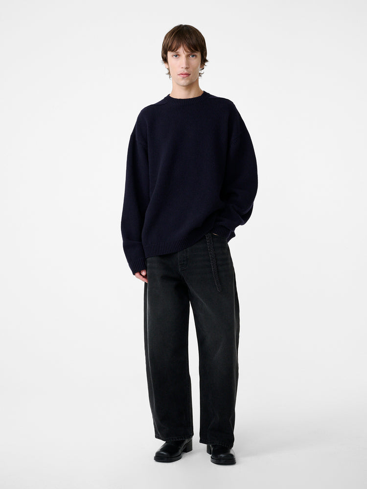 Paolo Denim Pant in Washed Black
