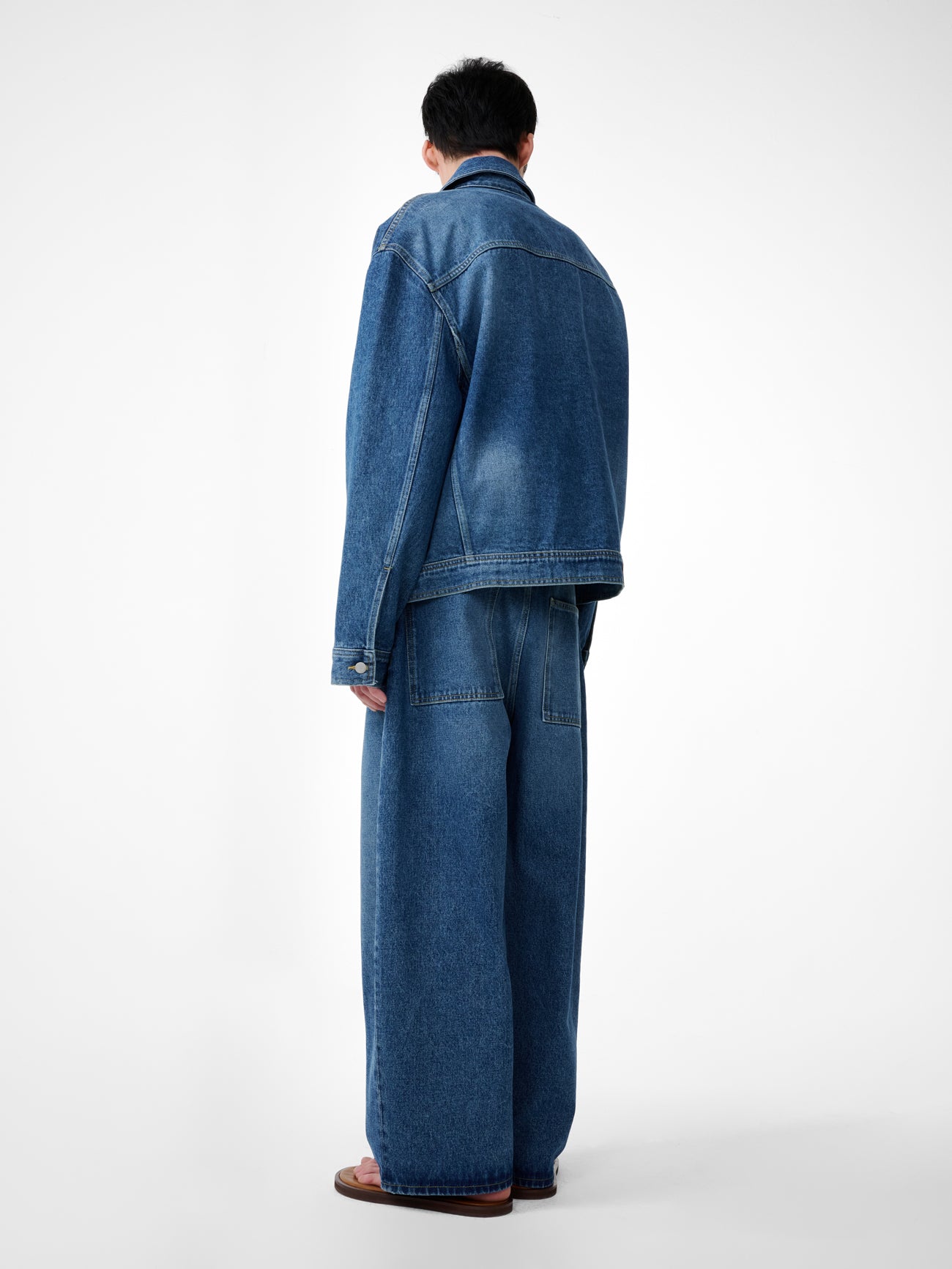 Paolo Denim Pant in Worn Wash Indigo - Studio Nicholson