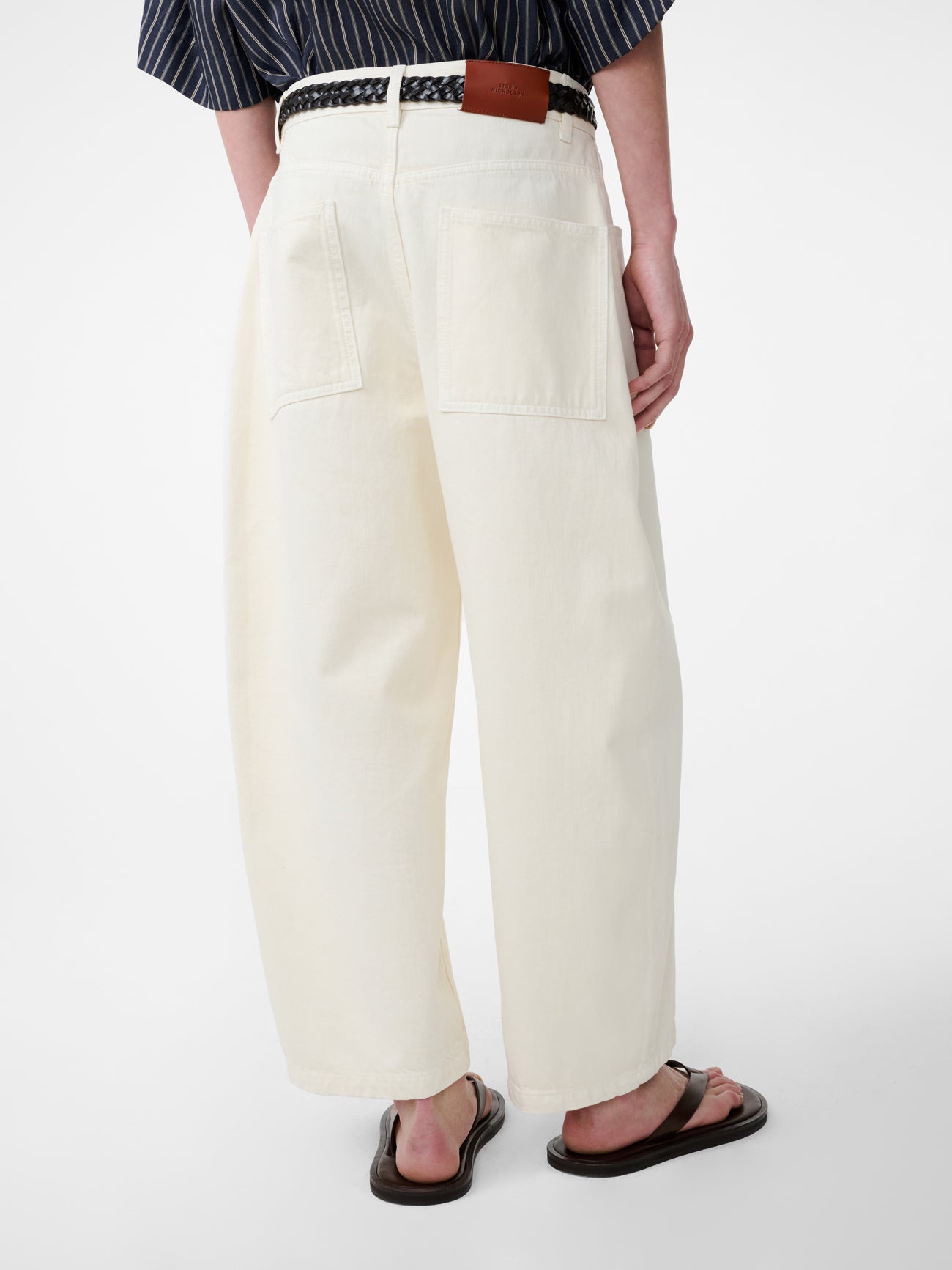 Paolo Denim Pant in Parchment - Studio Nicholson