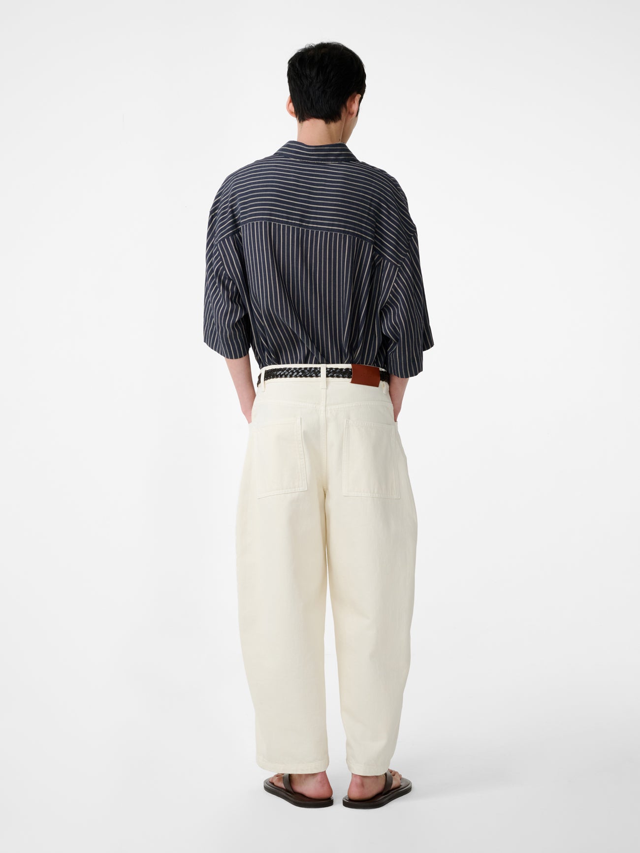 Paolo Denim Pant in Parchment - Studio Nicholson