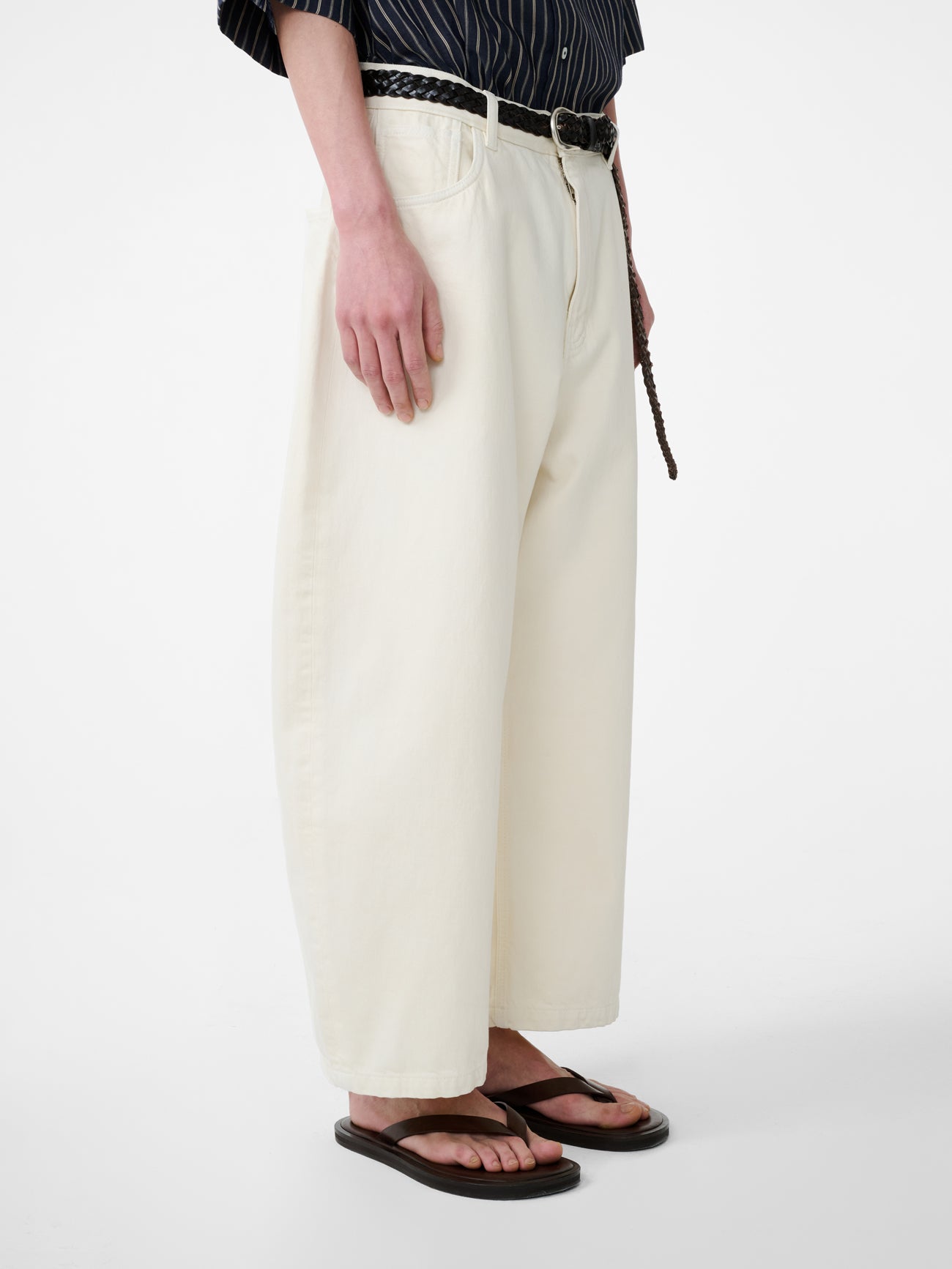 Paolo Denim Pant in Parchment - Studio Nicholson