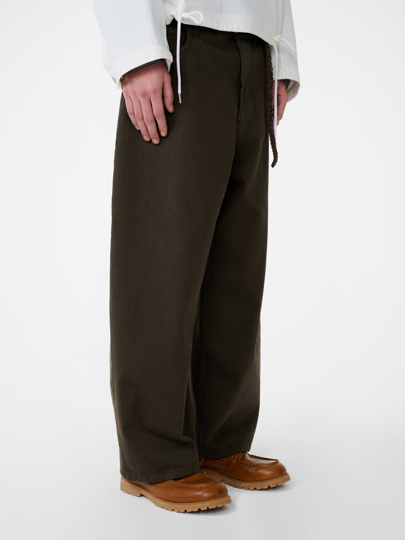 Paolo Denim Pant in Peat - Studio Nicholson
