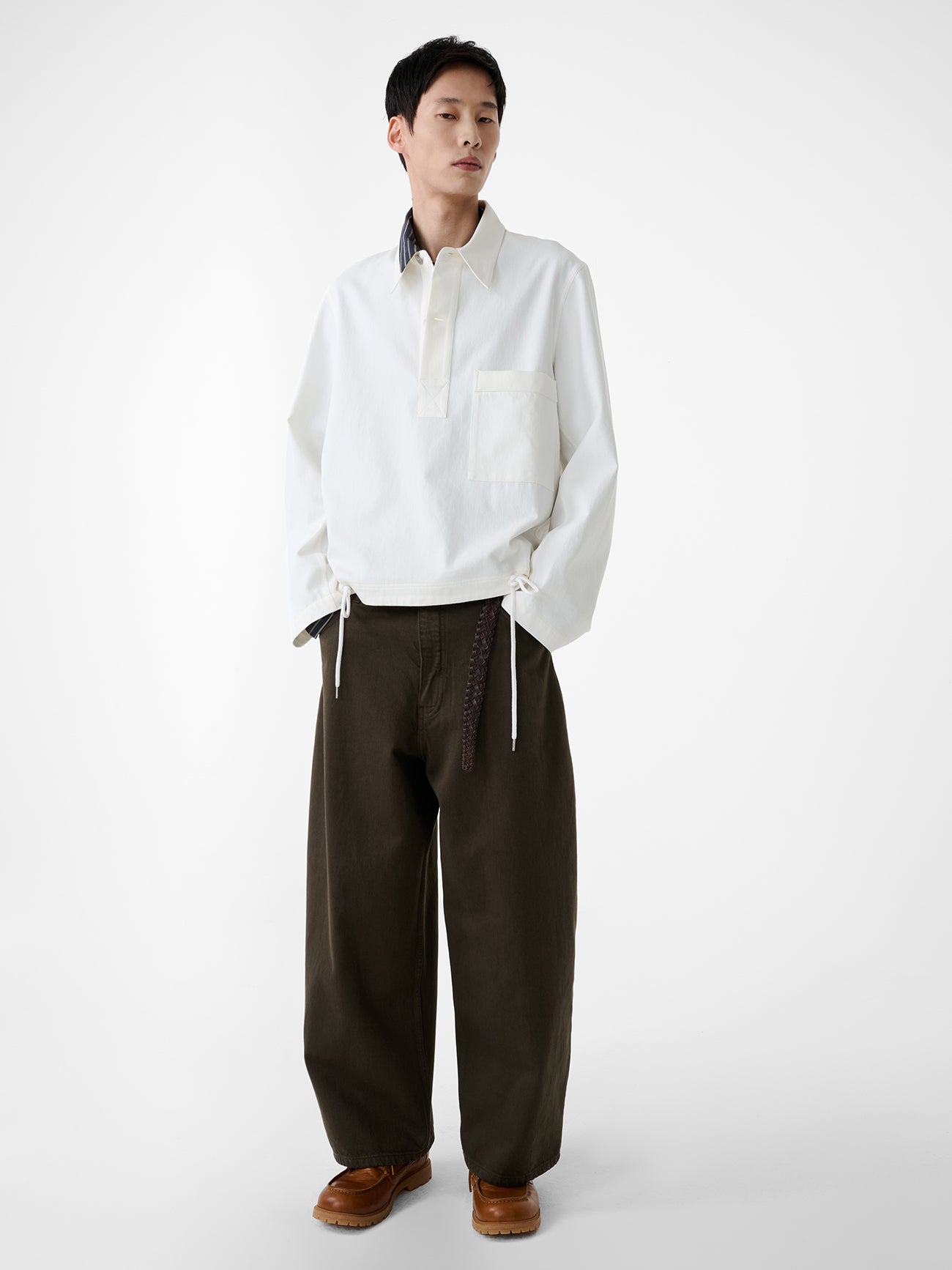 Paolo Denim Pant in Peat - Studio Nicholson