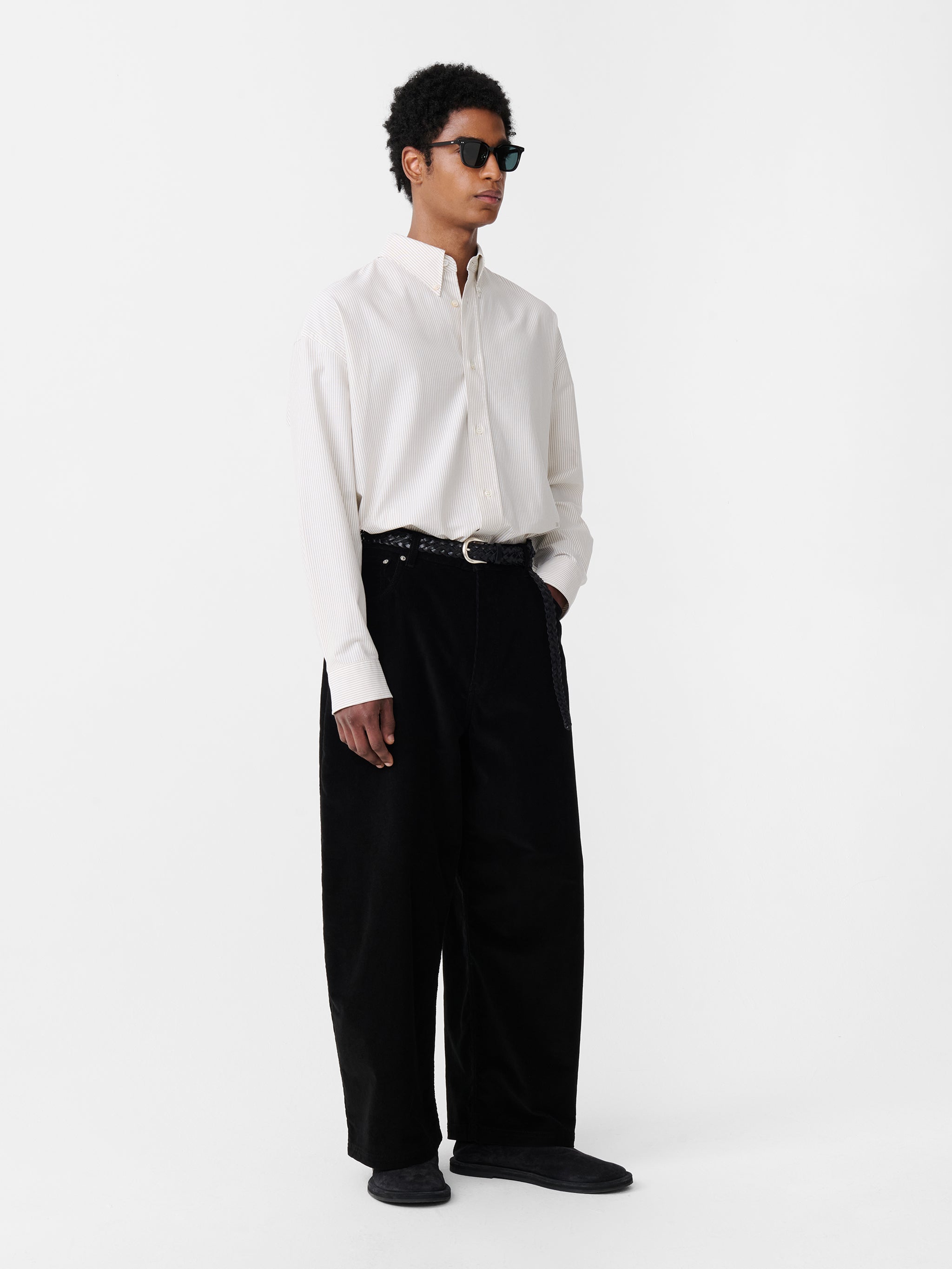 Paolo Corduroy Pant in Black – Studio Nicholson