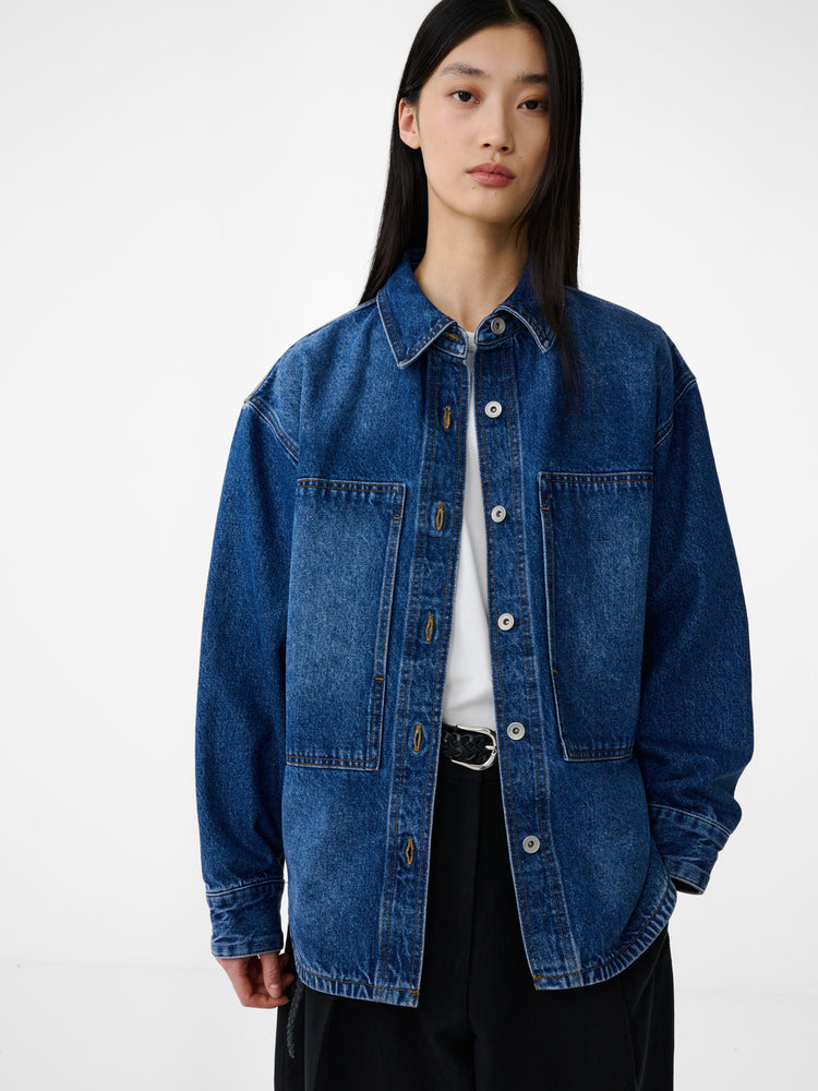 Paso Denim Shirt in Worn Wash Indigo