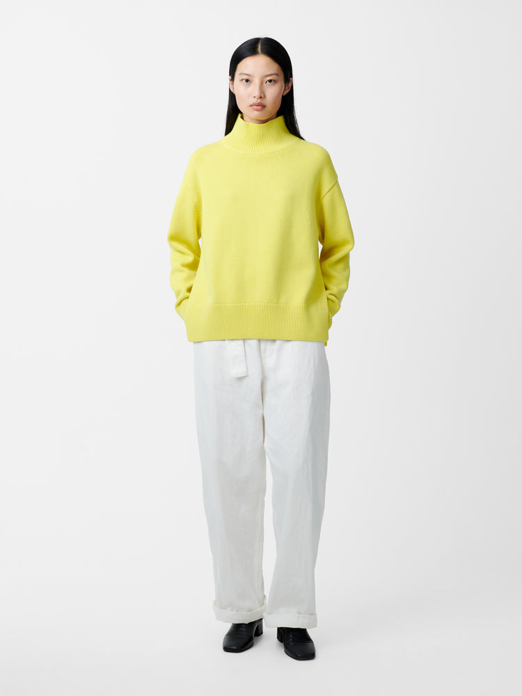 Patria Knit in Acid Yellow