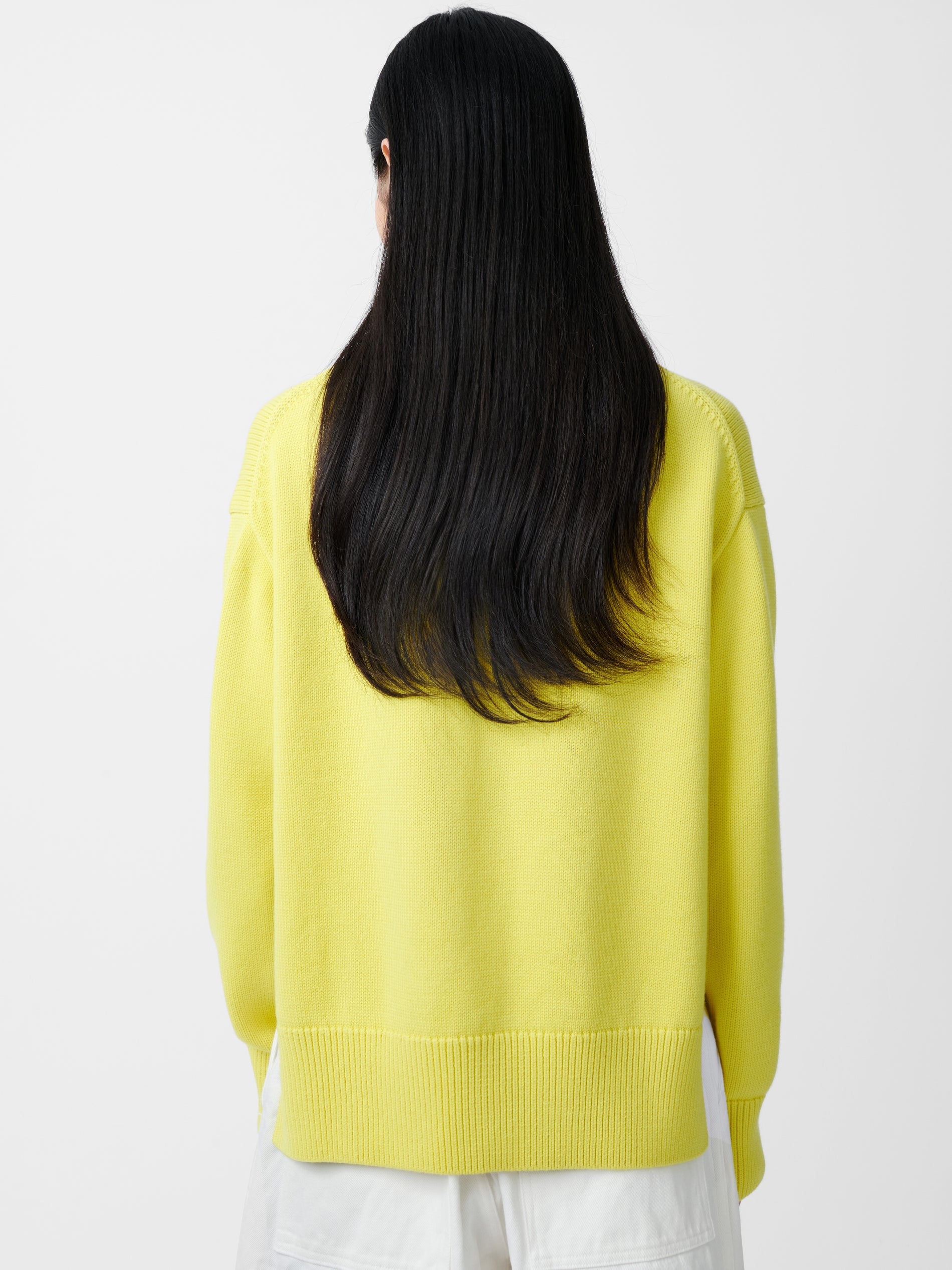 Patria Knit in Acid Yellow - Studio Nicholson