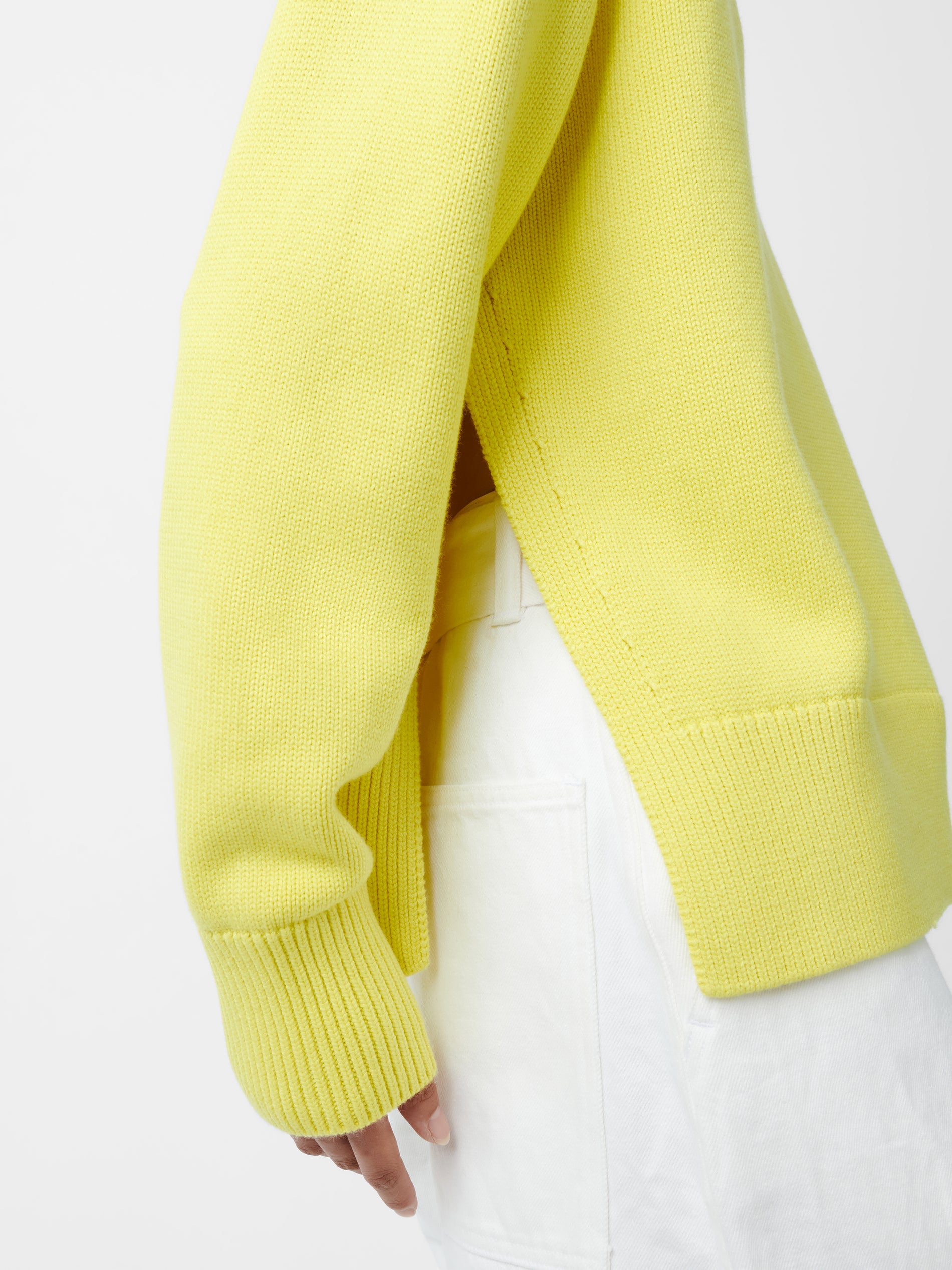 Patria Knit in Acid Yellow - Studio Nicholson