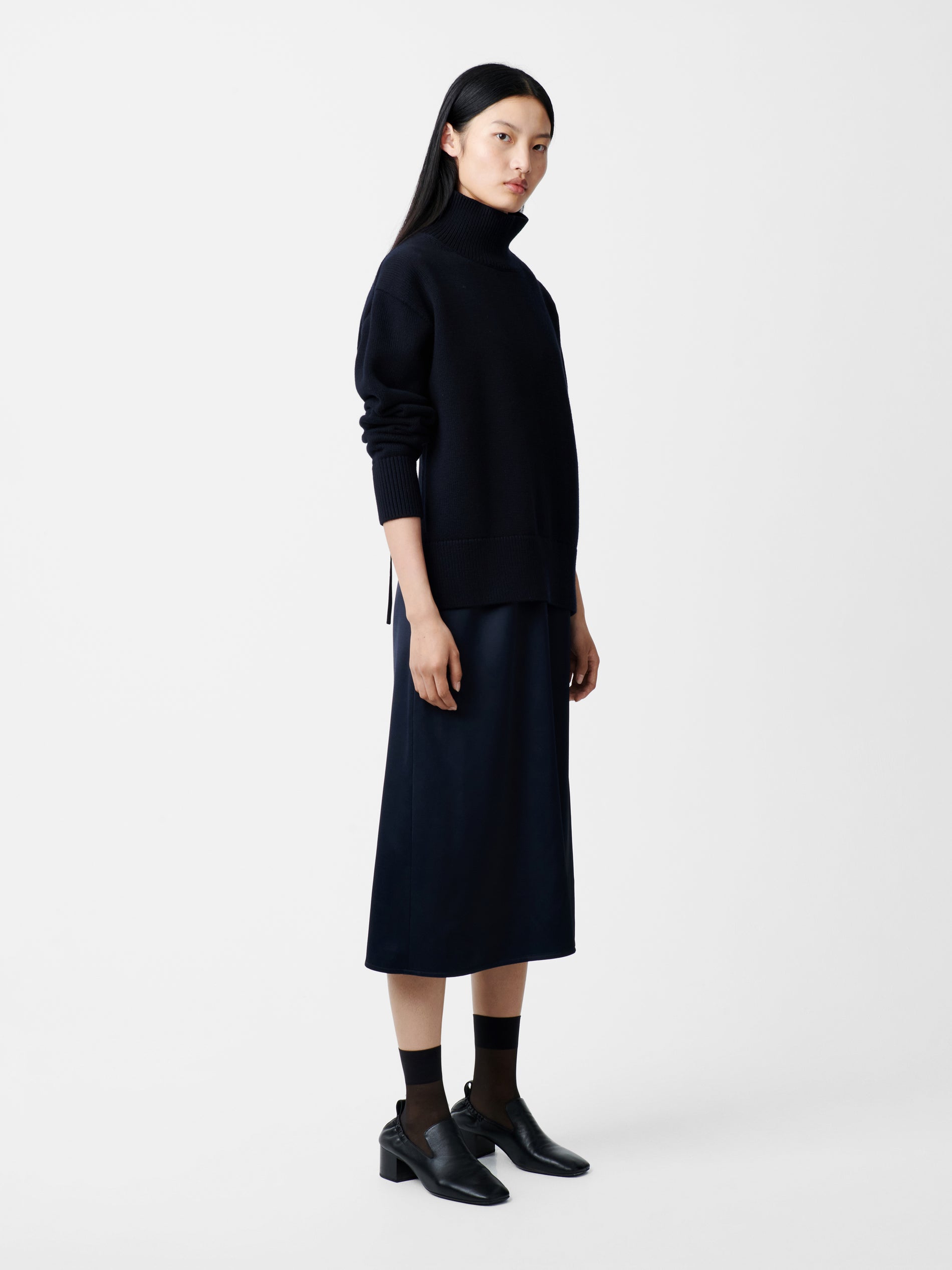 Patria Knit in Dark Navy - Studio Nicholson