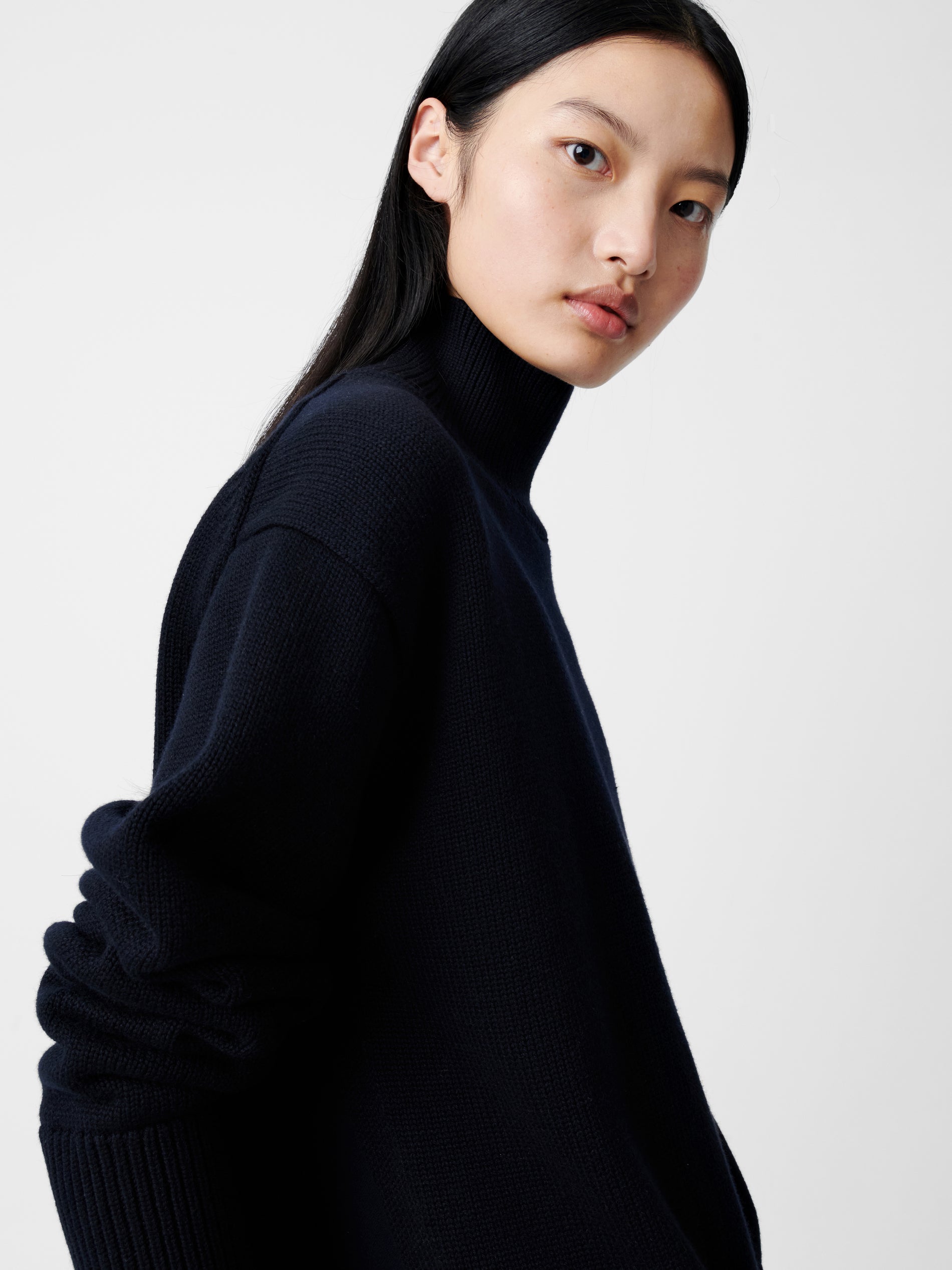 Patria Knit in Dark Navy - Studio Nicholson