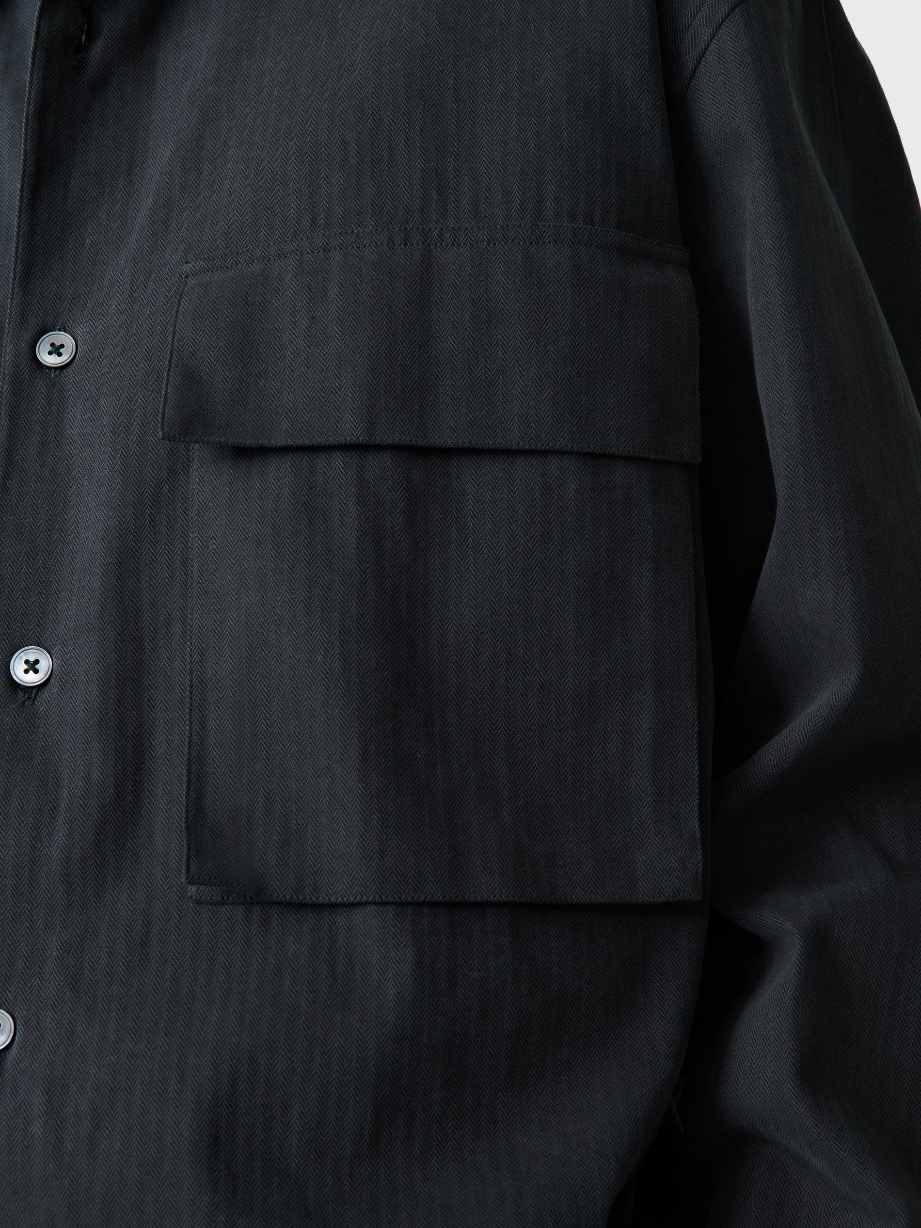 Pat Shirt in Dark Fir - Studio Nicholson