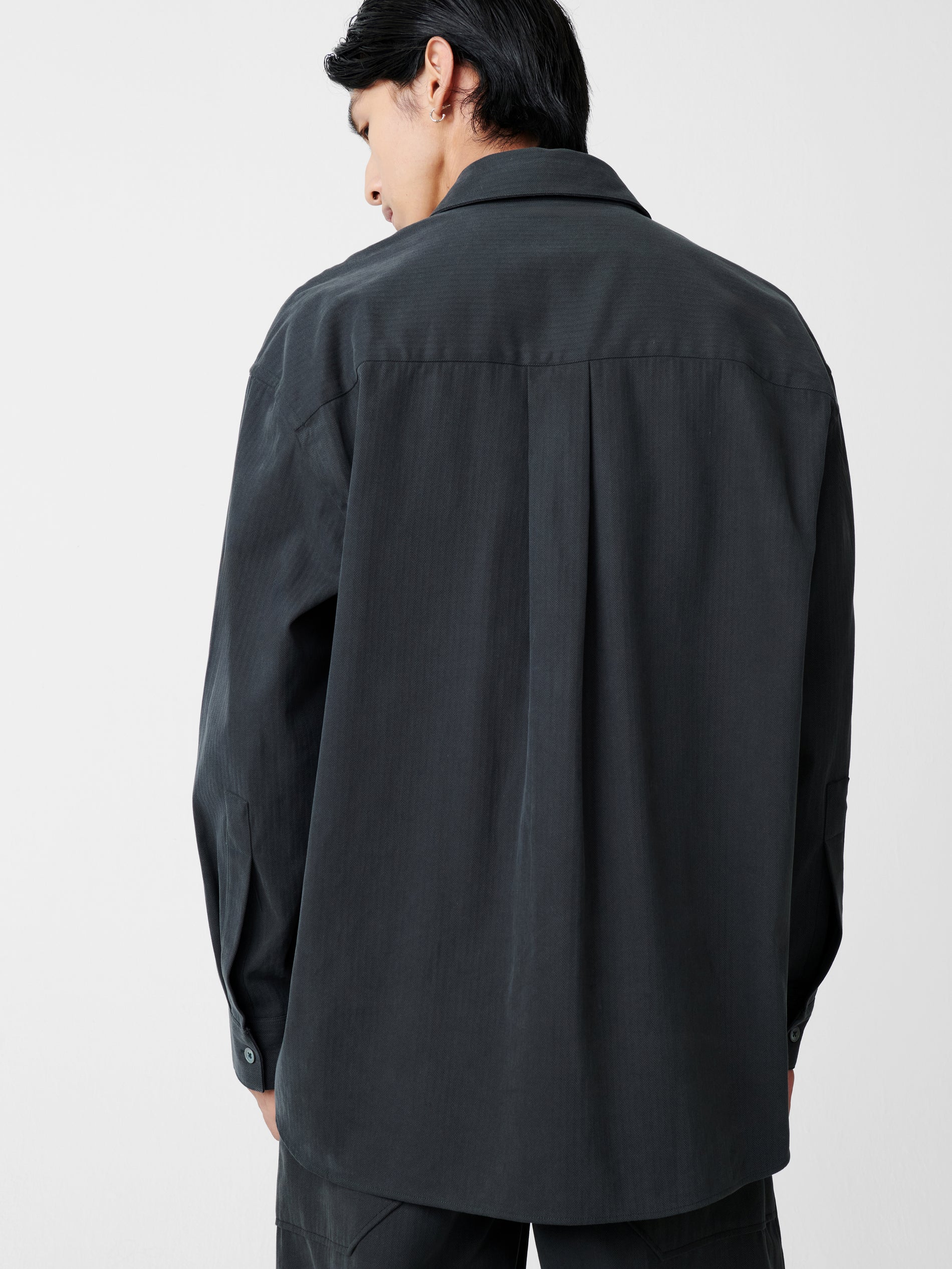 Pat Shirt in Dark Fir - Studio Nicholson