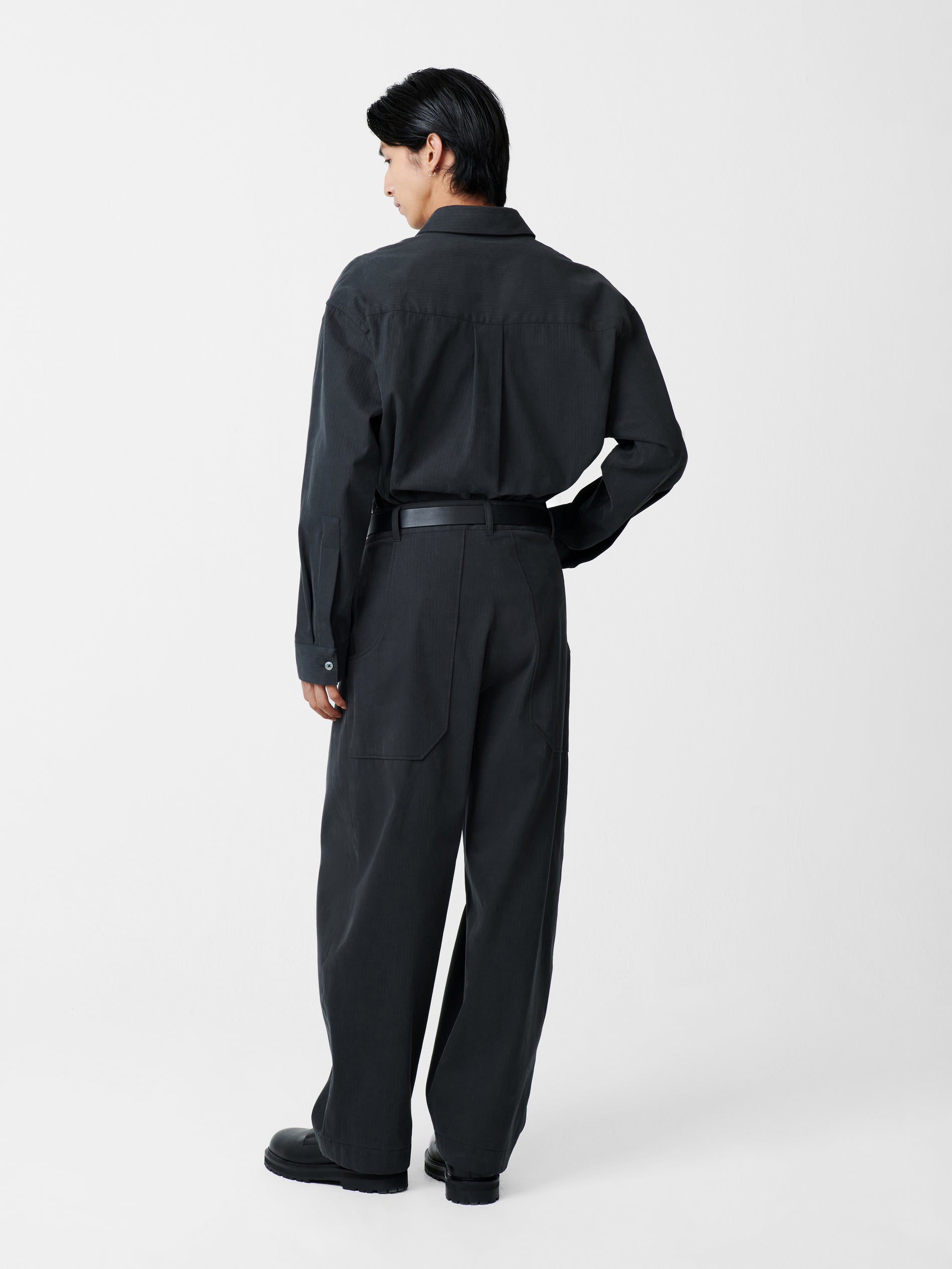 Pat Shirt in Dark Fir - Studio Nicholson