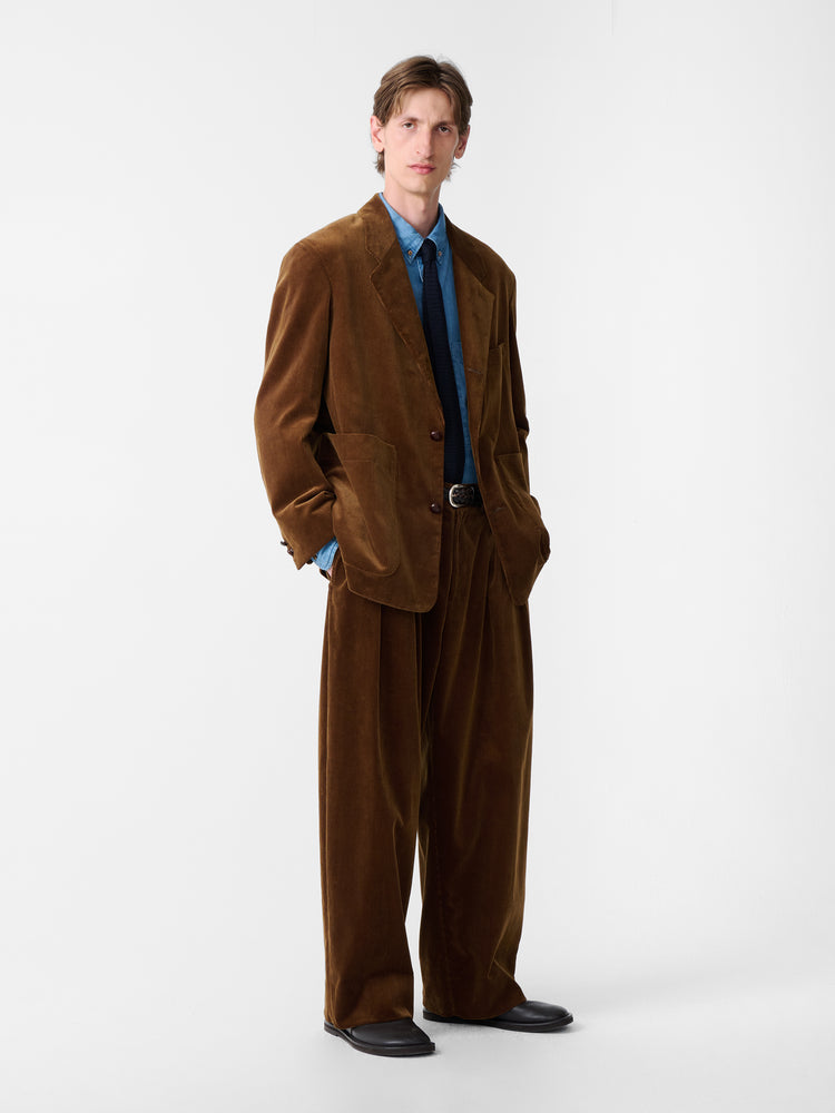 SN X BEAMS Plus Paul Corduroy Jacket in Toffee