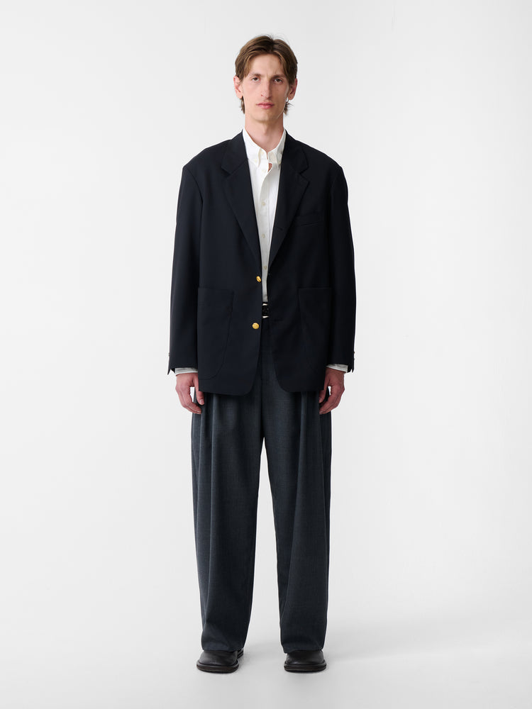 SN X BEAMS PLUS Paul Tropical Wool Jacket in Darkest Navy