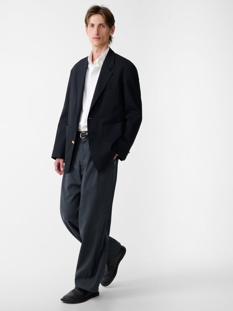 SN X BEAMS PLUS Paul Tropical Wool Jacket in Darkest Navy