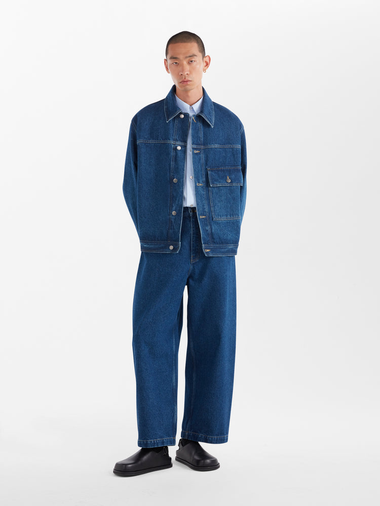 Petar Denim Jacket in Indigo Wash