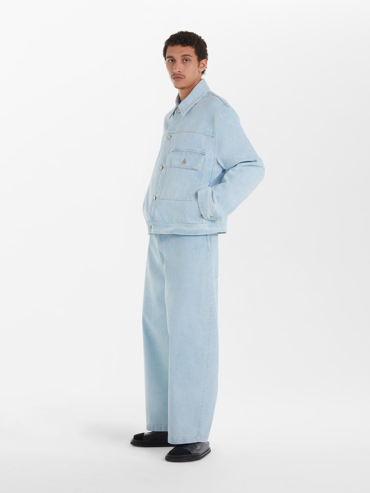 Petar Denim Jacket in Bleach Wash