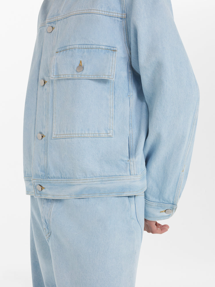 Petar Denim Jacket in Bleach Wash