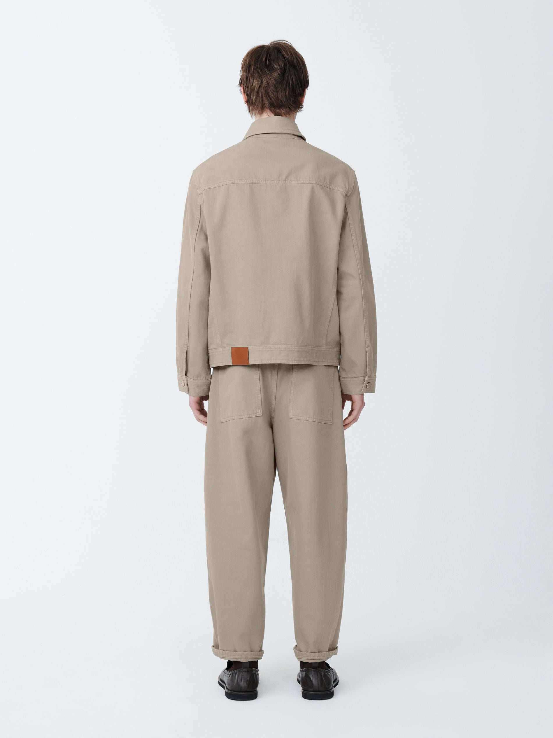 Petar Denim Jacket in Fawn - Studio Nicholson