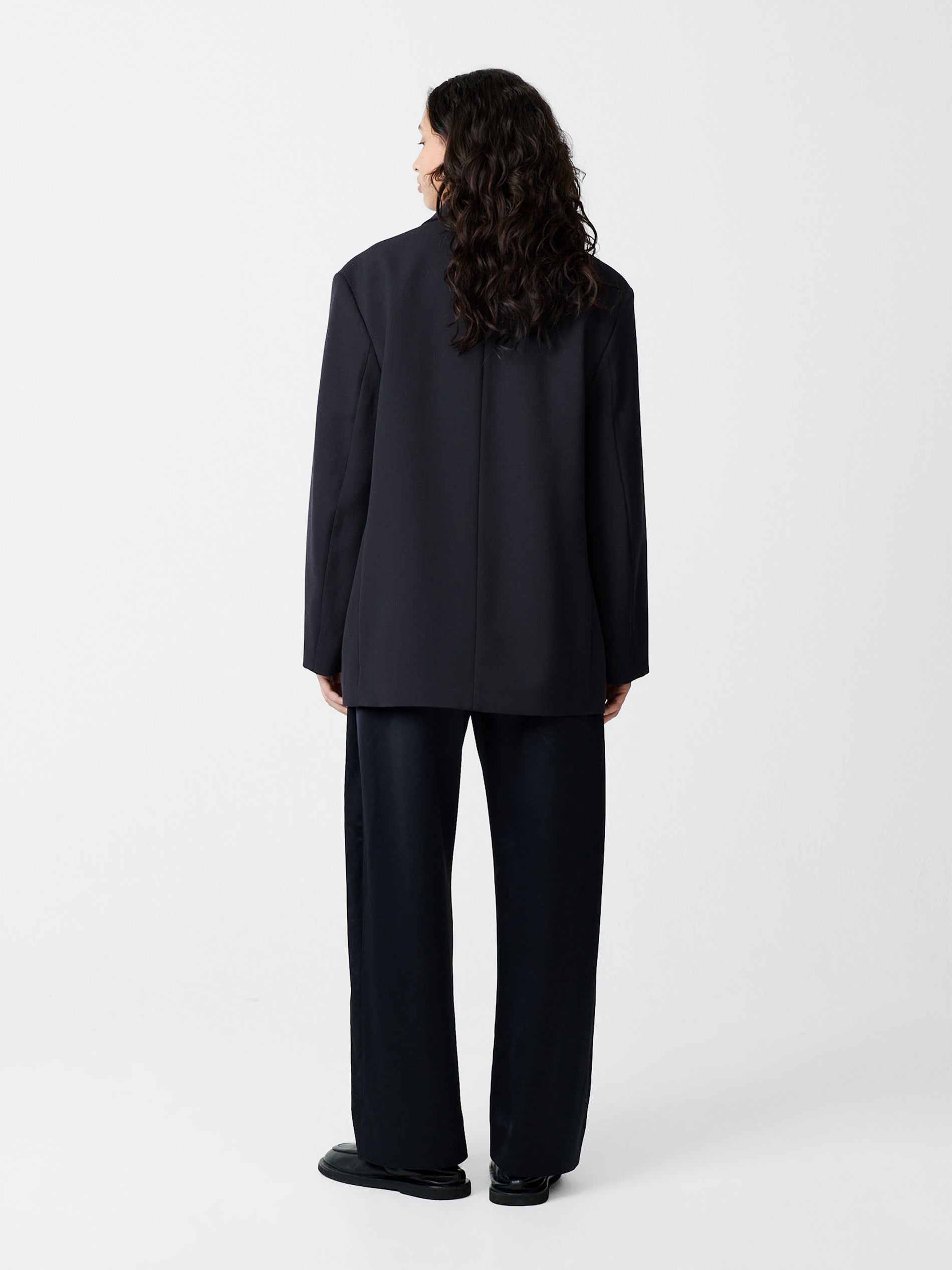 Phelps Wool Jacket in Darkest Navy - Studio Nicholson
