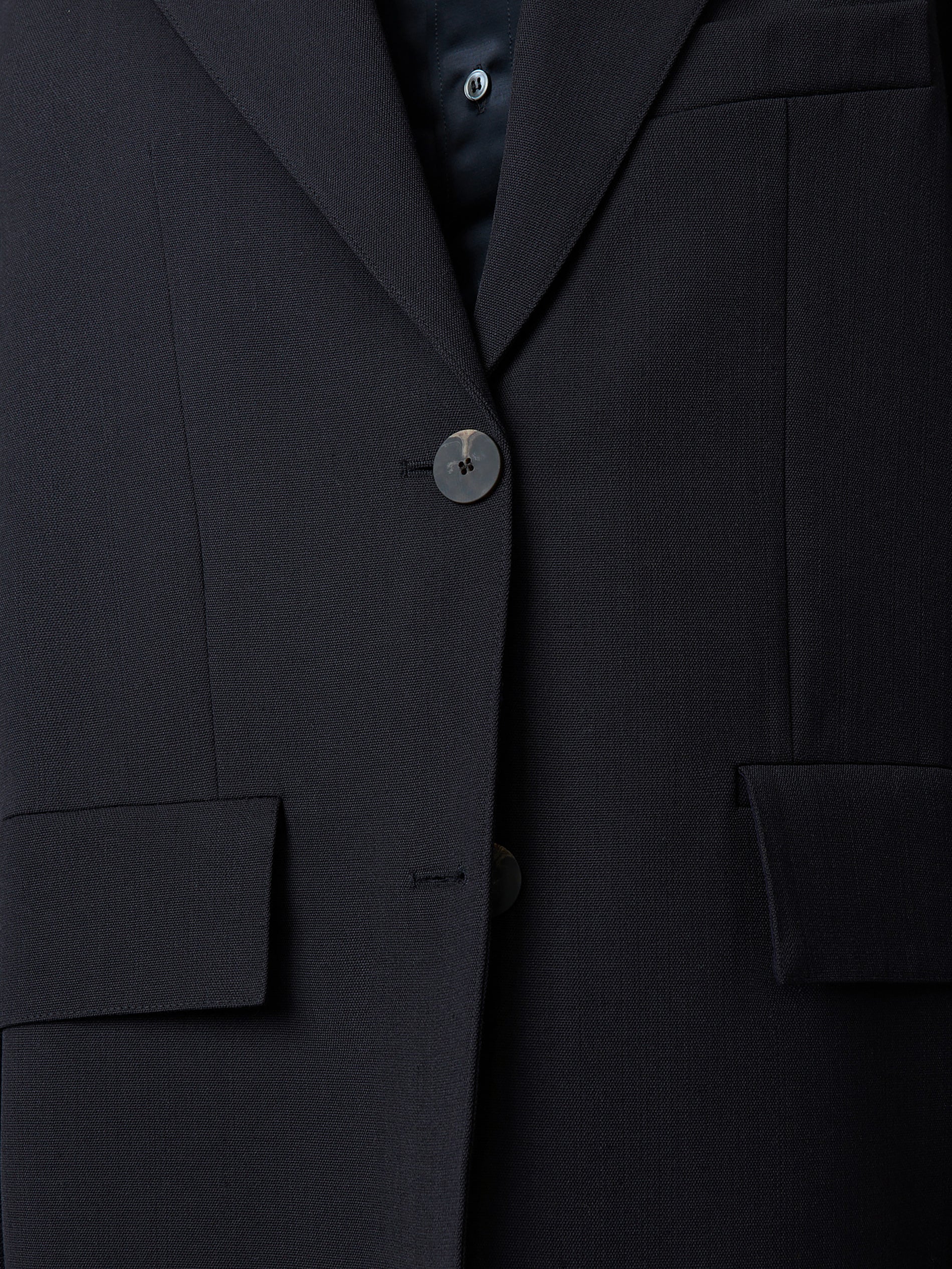Phelps Wool Jacket in Darkest Navy - Studio Nicholson