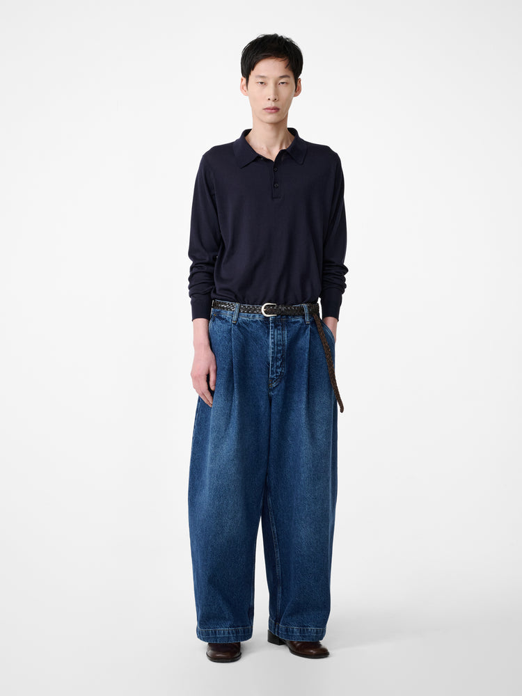 Pilote Knit in Dark Navy - Studio Nicholson