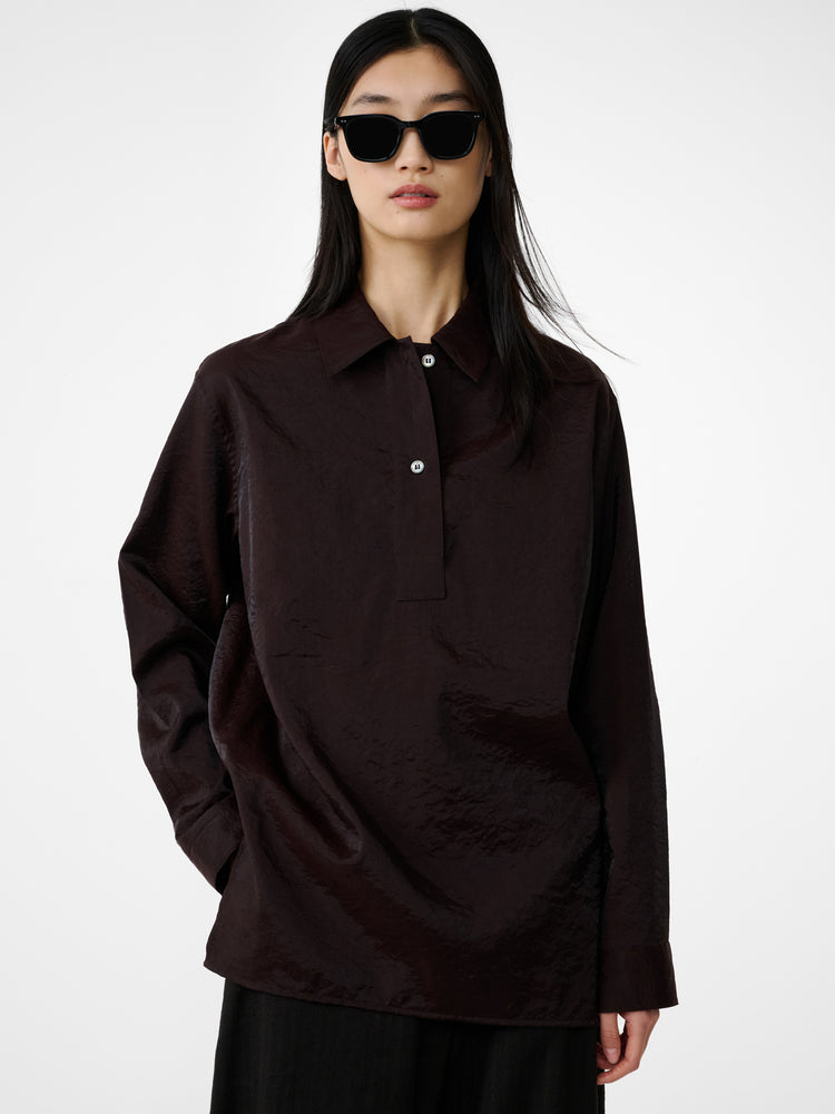 Pinole Shirt in Cocoa - Studio Nicholson