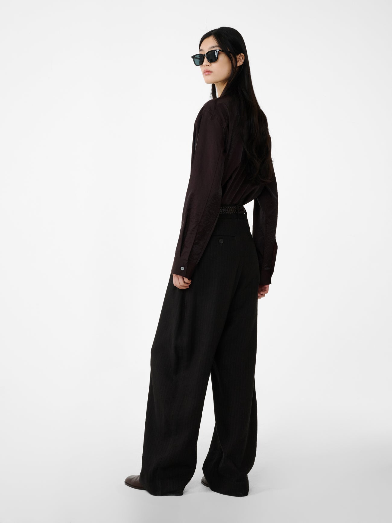 Pinole Shirt in Cocoa - Studio Nicholson