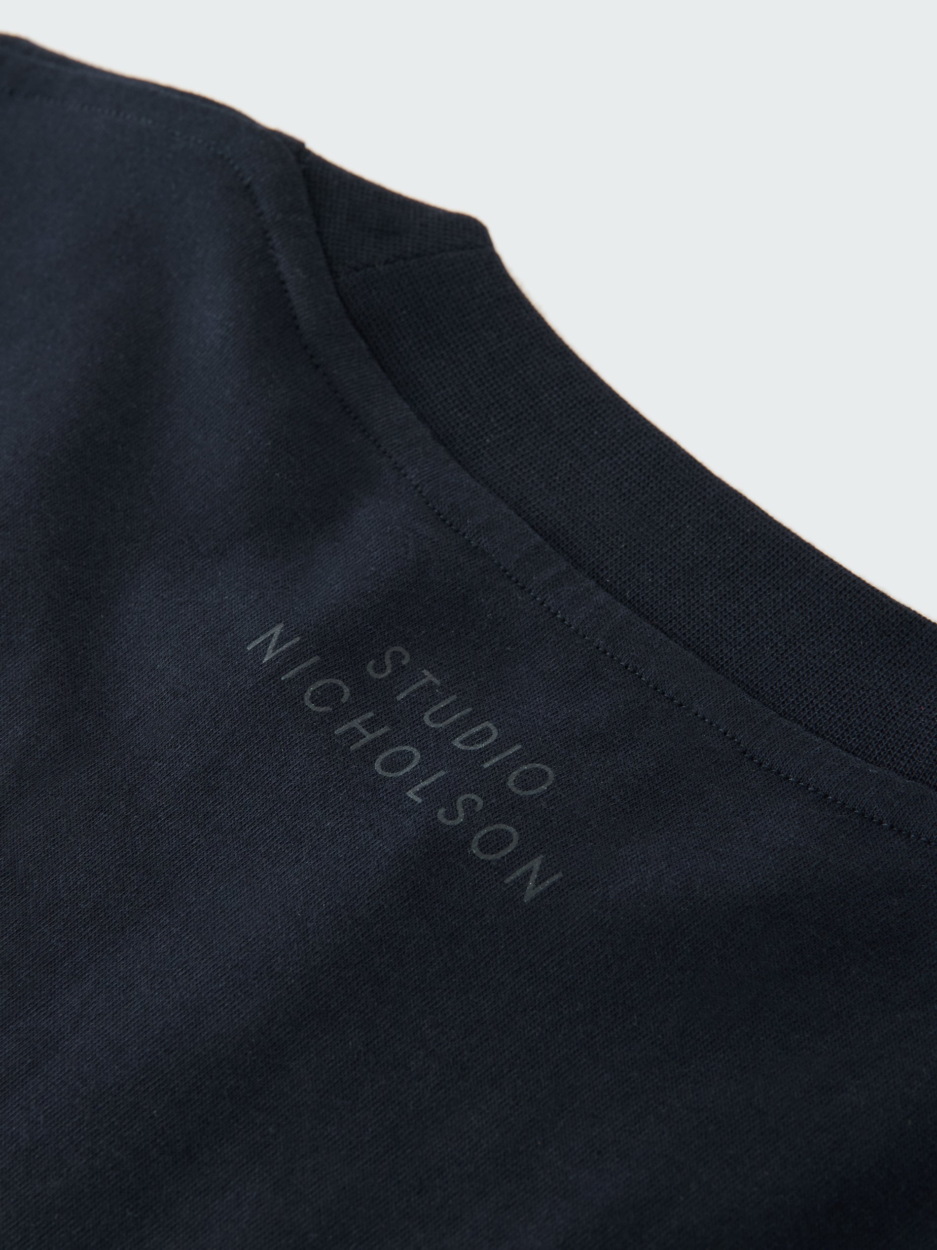 Piu T-Shirt in Darkest Navy - Studio Nicholson