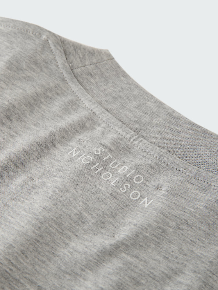 Piu T-Shirt in Grey Marl