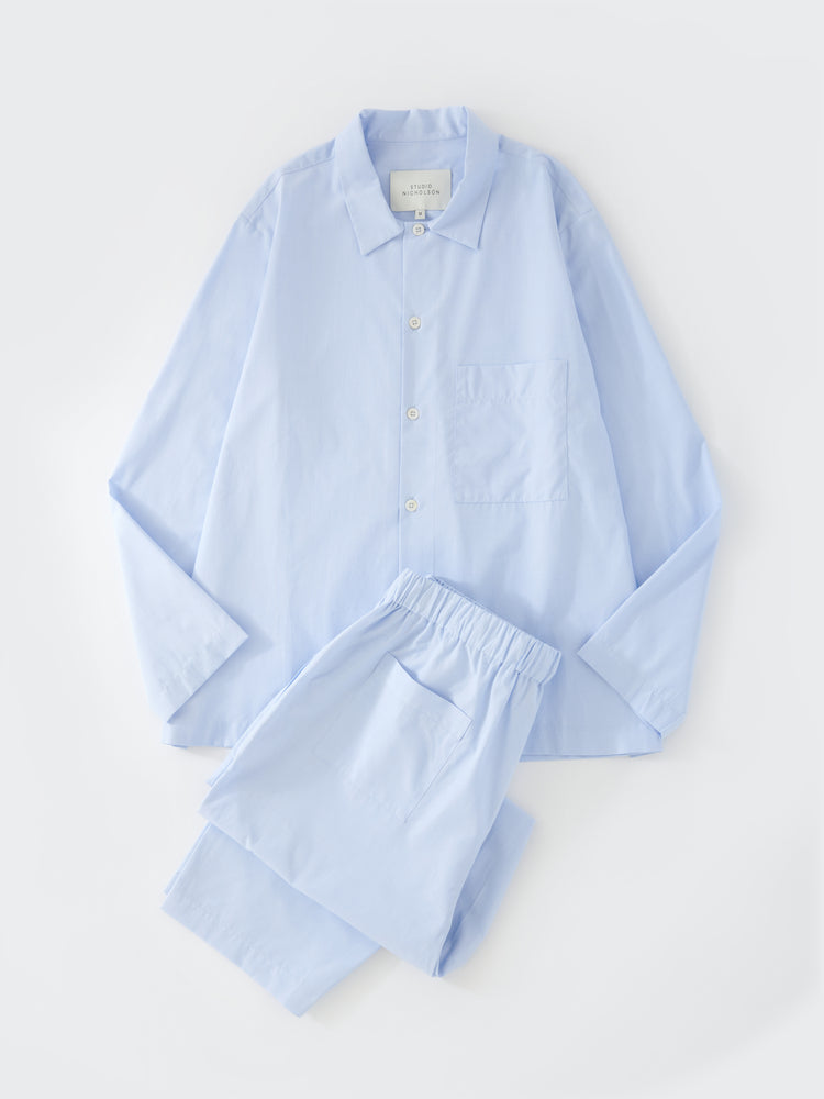 PJ Pant Set in Pale Blue