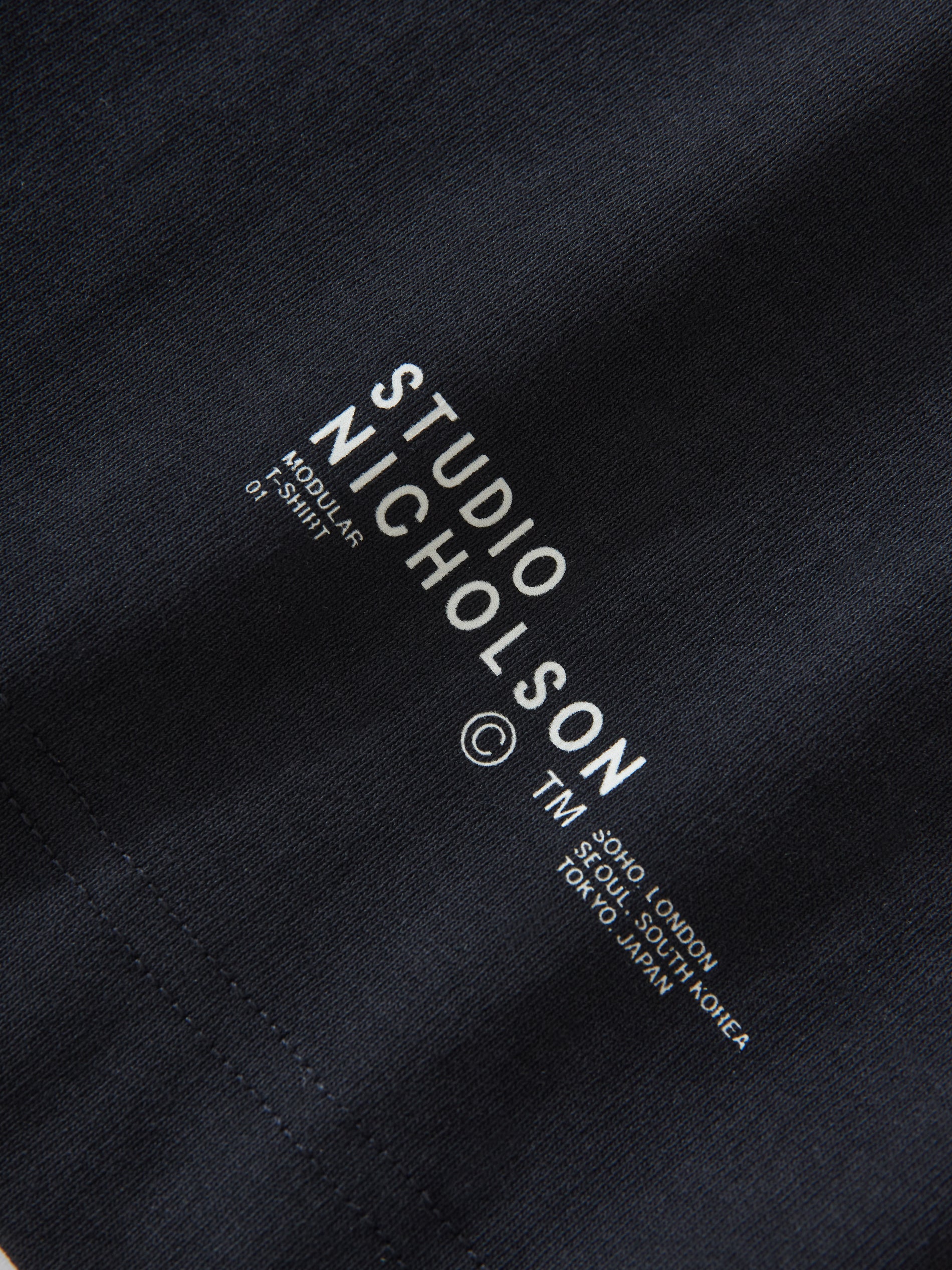 Platt T-Shirt in Darkest Navy - Studio Nicholson