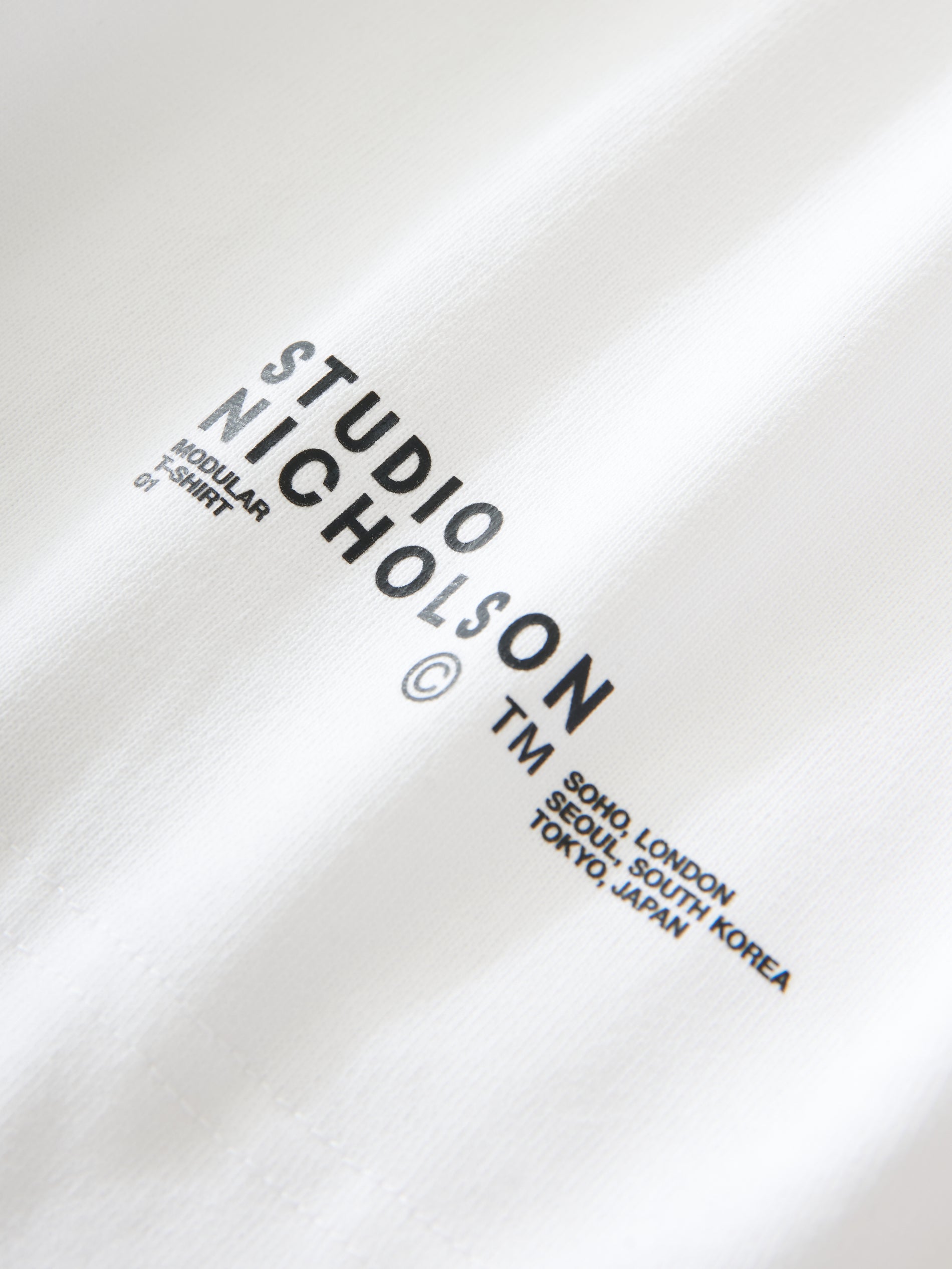 Platt T-Shirt in White - Studio Nicholson