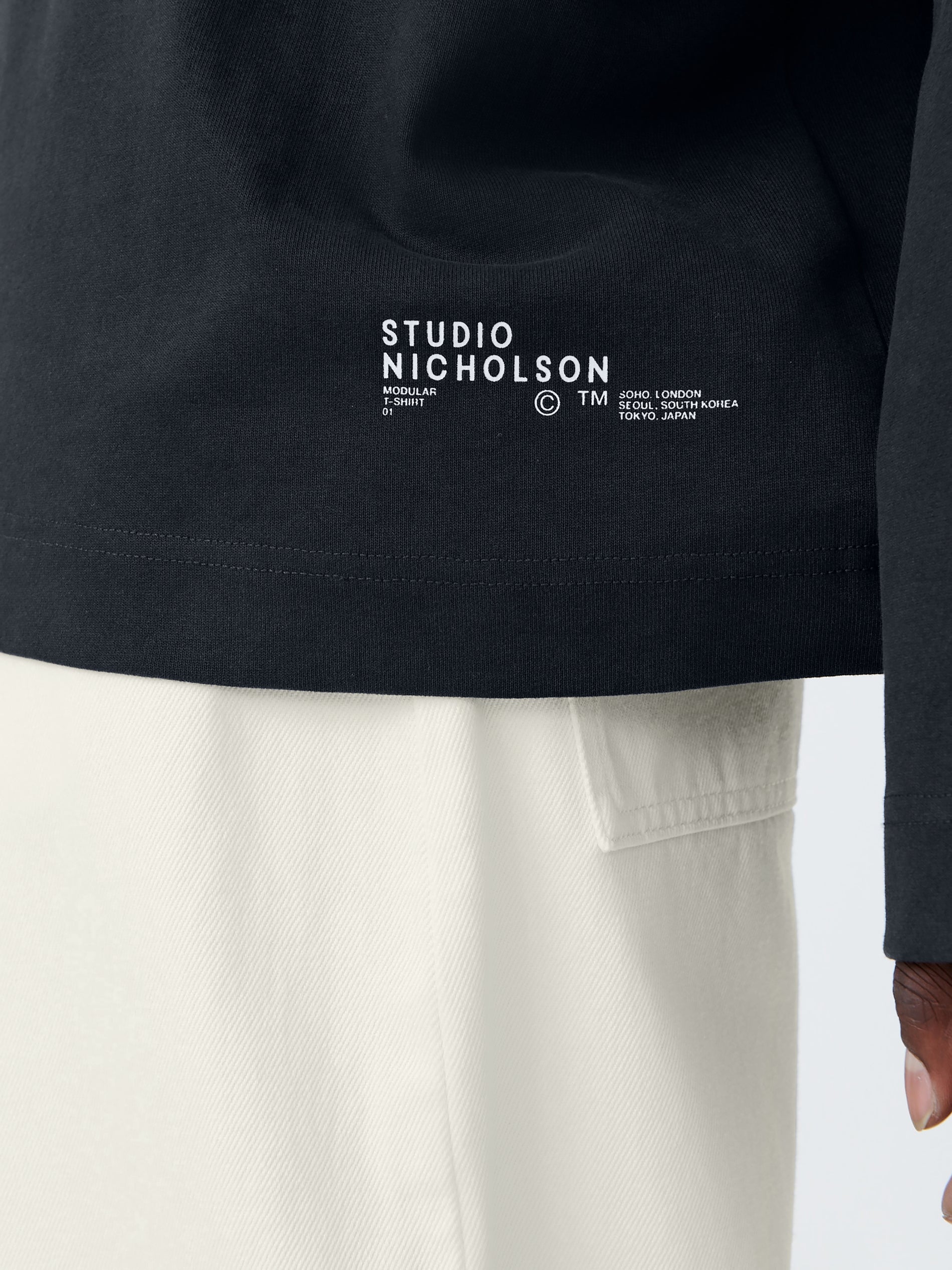 Platt T-Shirt in Darkest Navy - Studio Nicholson