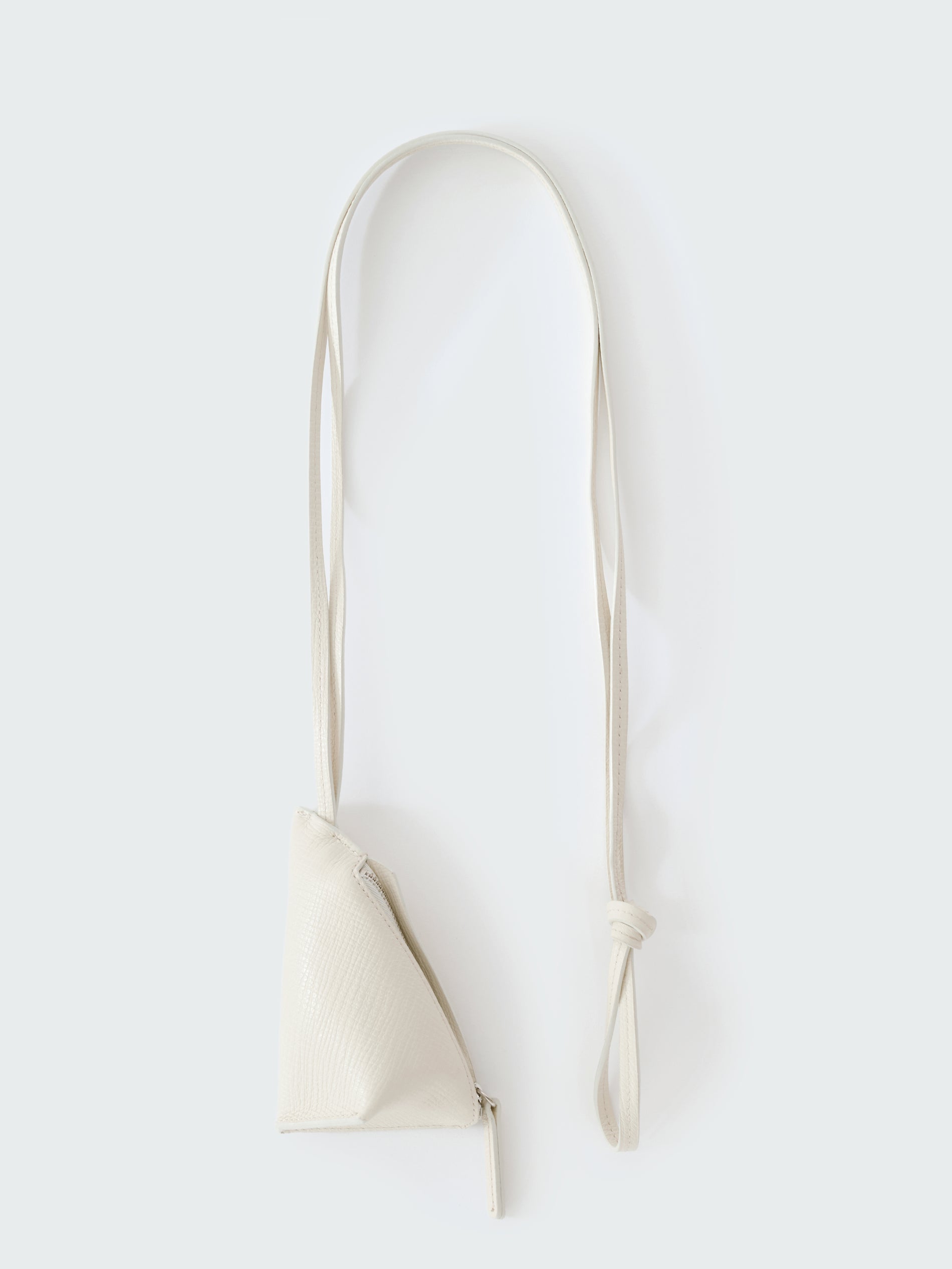 Pochi Leather Pouch in Parchment - Studio Nicholson