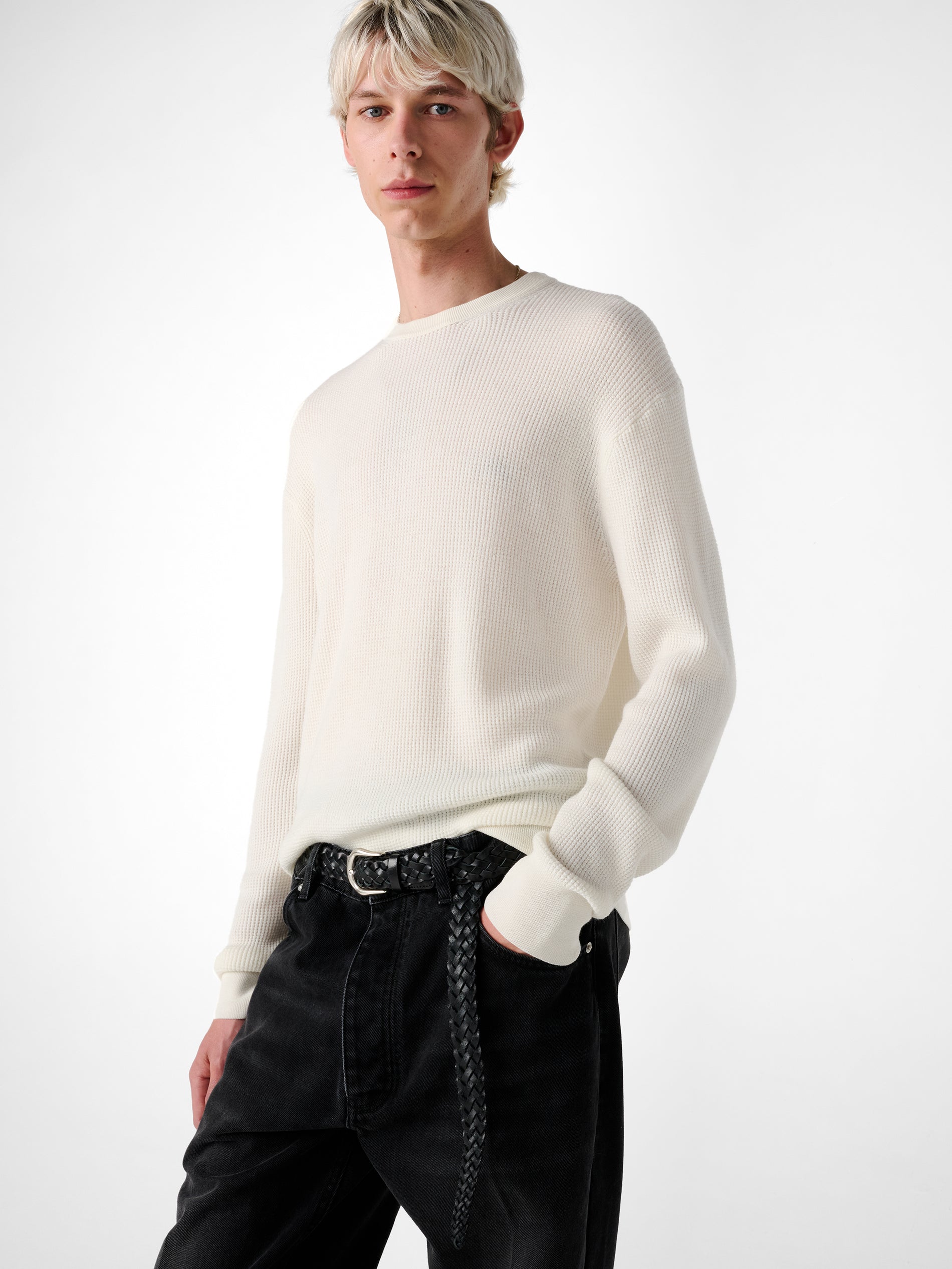 Portland Knit in Parchment - Studio Nicholson