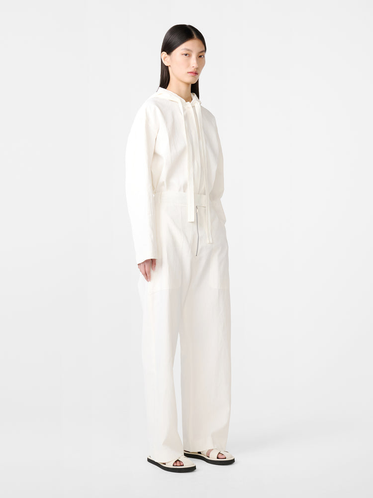 Pravin Linen Pant in Milk