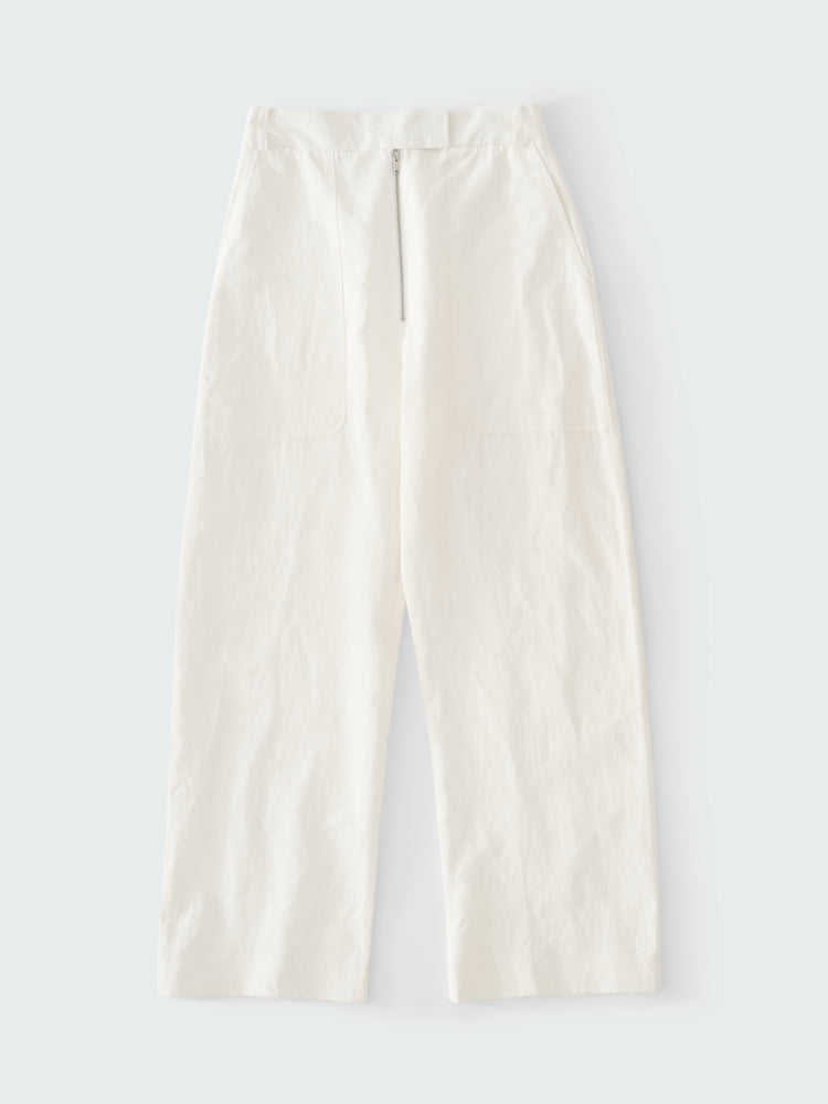 Pravin Linen Pant in Milk