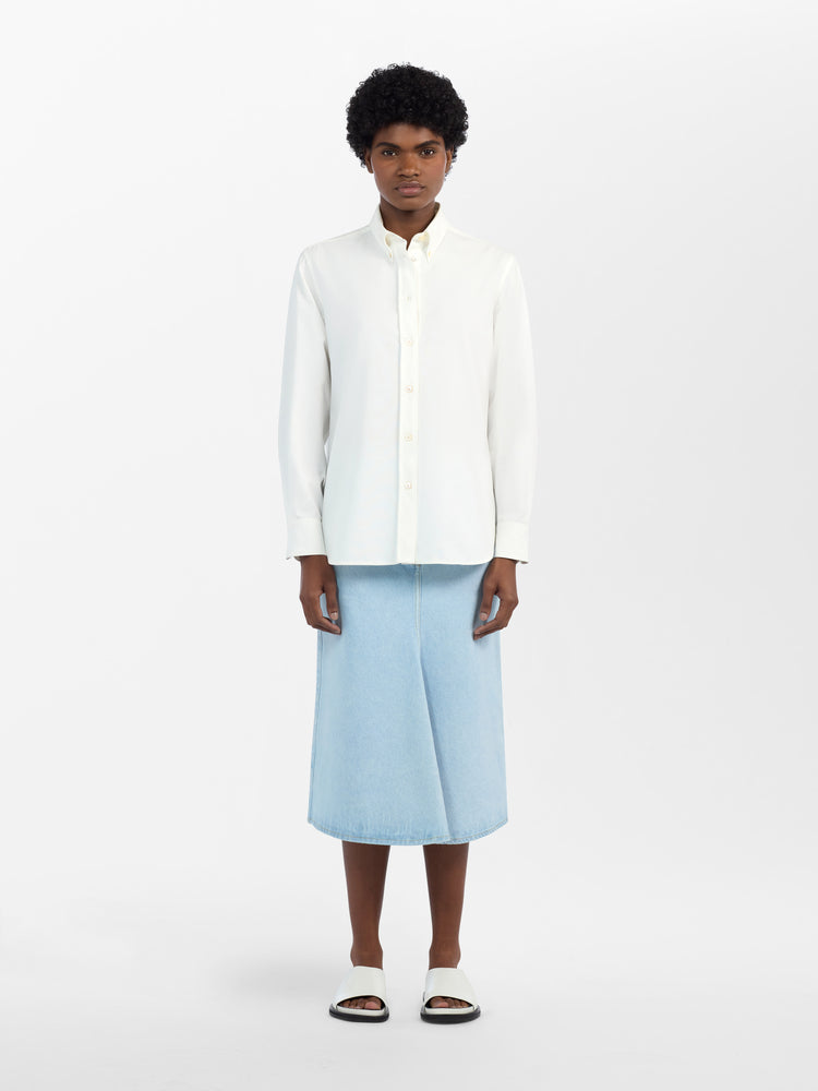 Preto Skirt in Bleach Wash