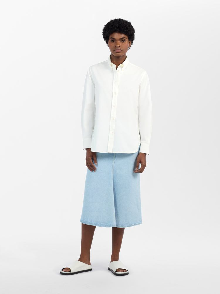 Preto Skirt in Bleach Wash