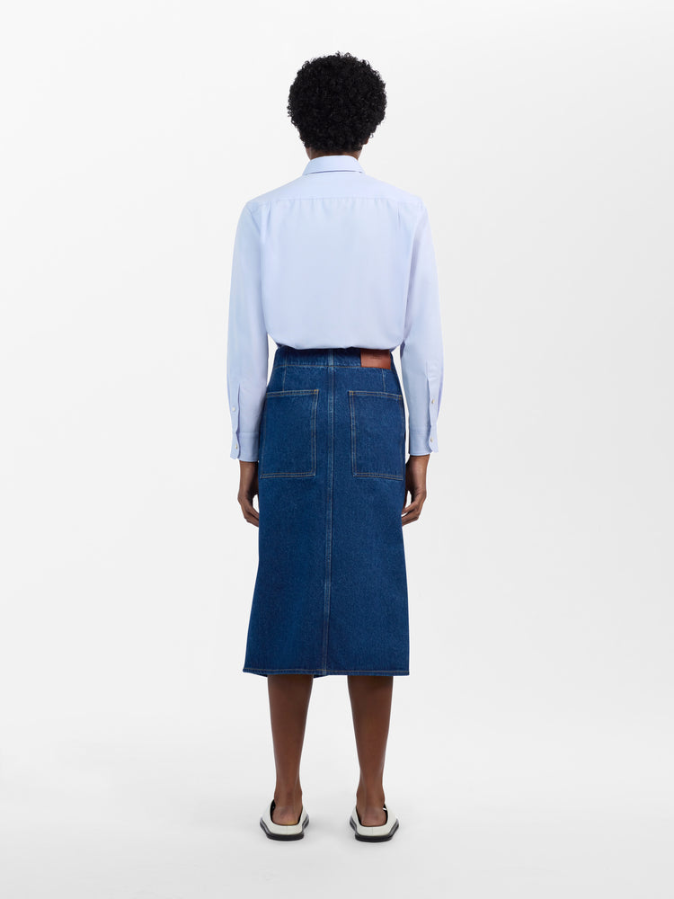 Preto Skirt in Indigo Wash