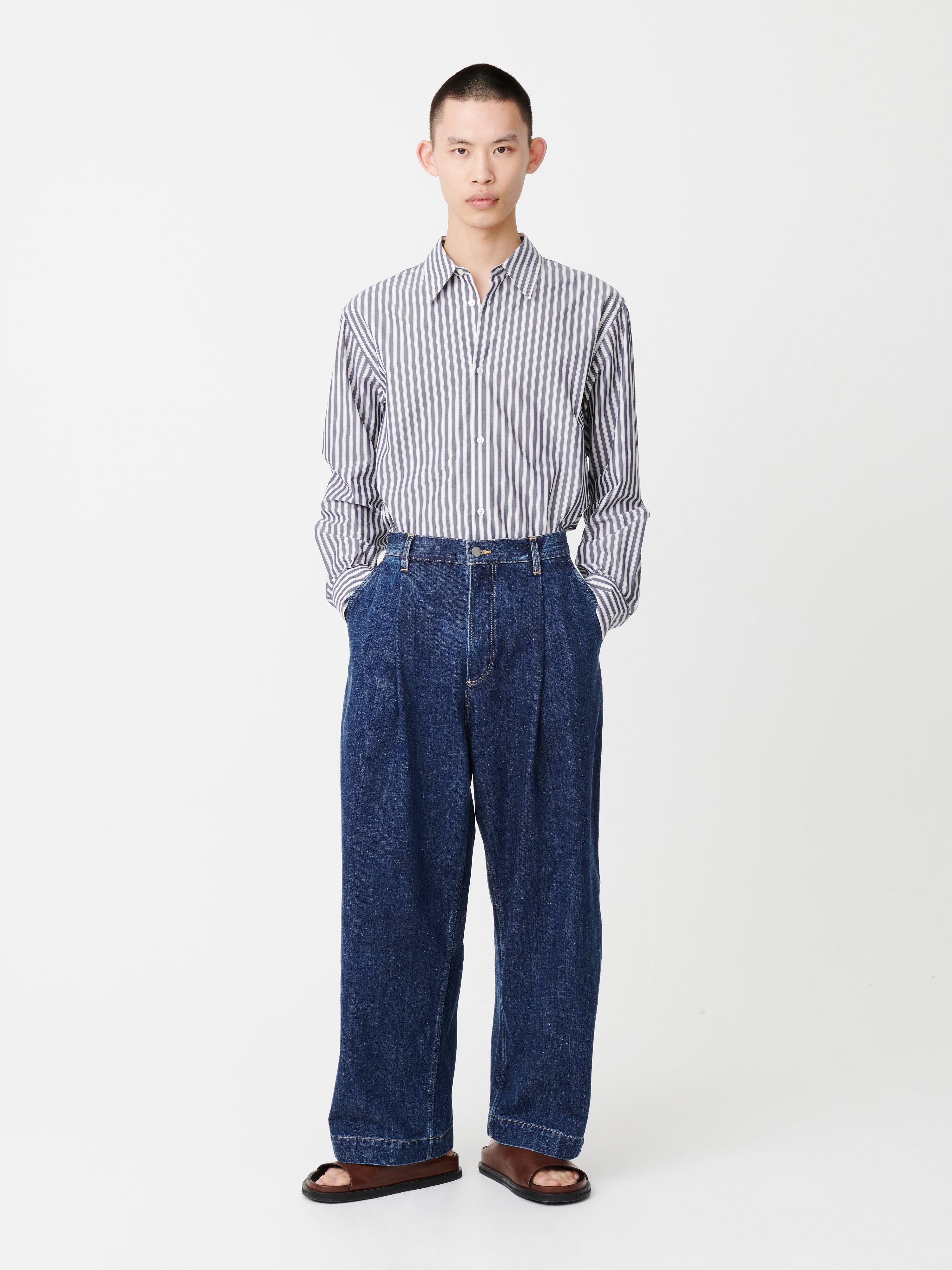 パンツ STUDIO NICHOLSON PYAD DENIM PANT INDIGO Pyad Denim Pant in Indigo– Studio Nicholson