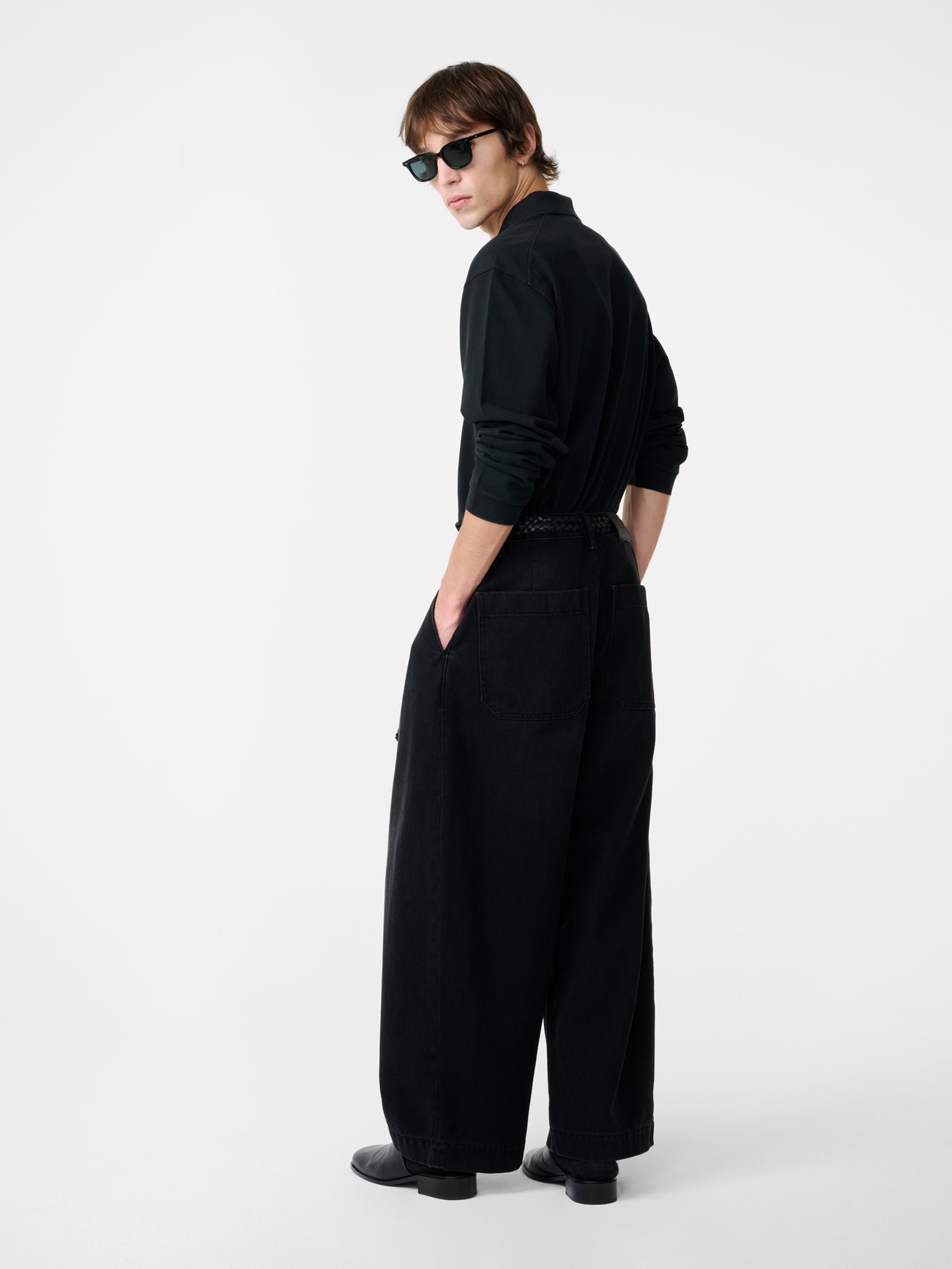 Puch Denim Pant in Washed Black - Studio Nicholson
