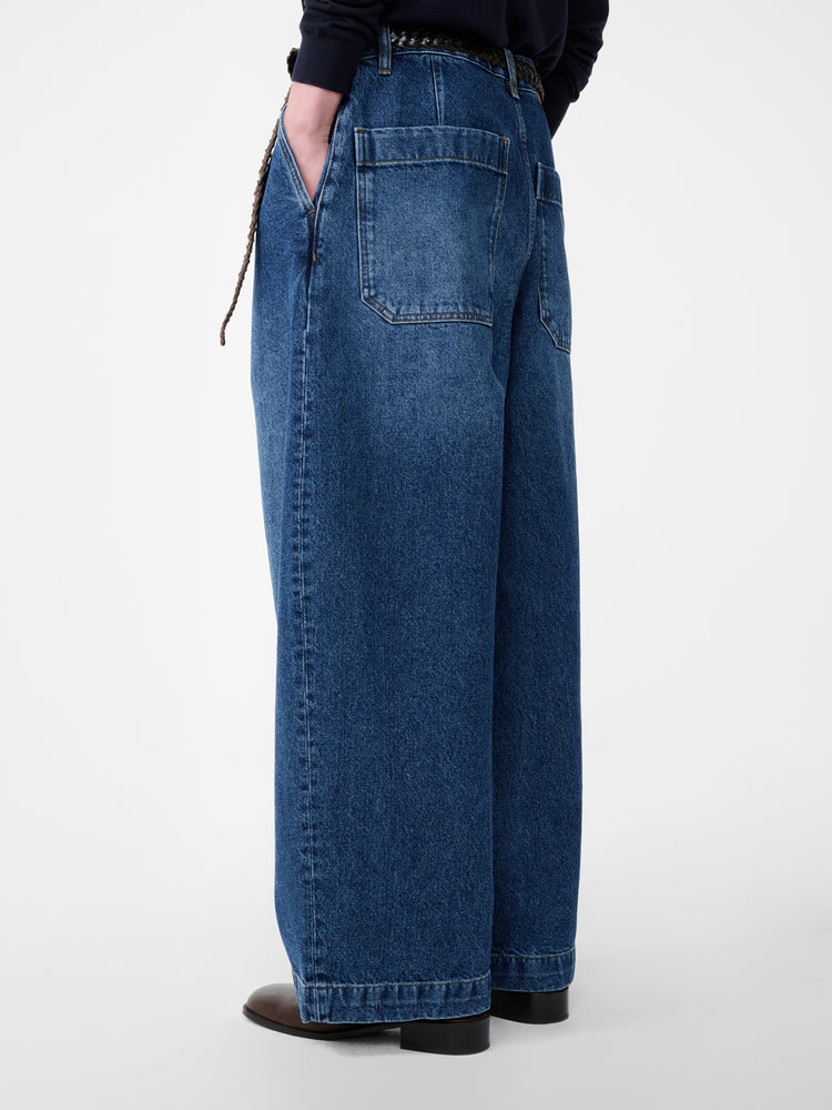 Puch Denim Pant in Worn Wash Indigo - Studio Nicholson