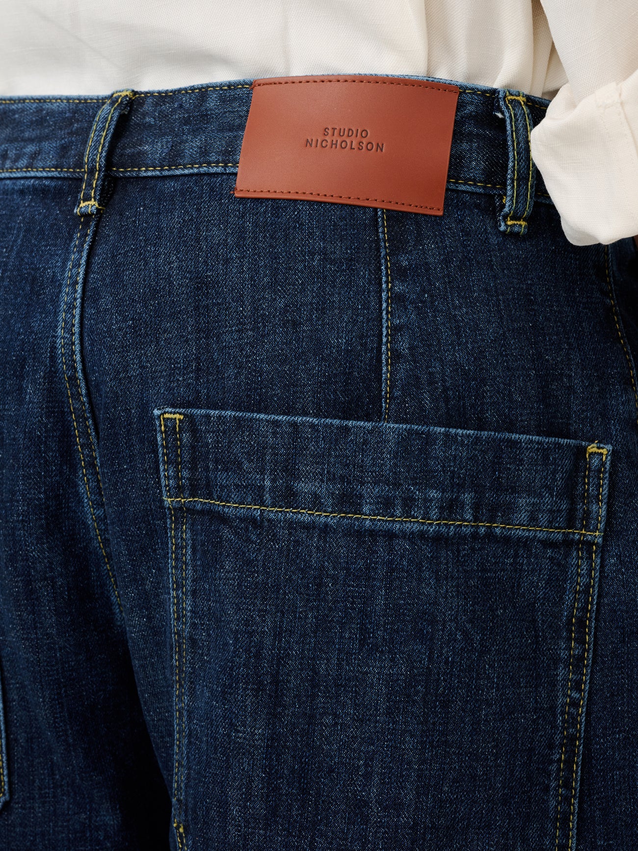 Puch Wide Leg Denim Pant in Indigo